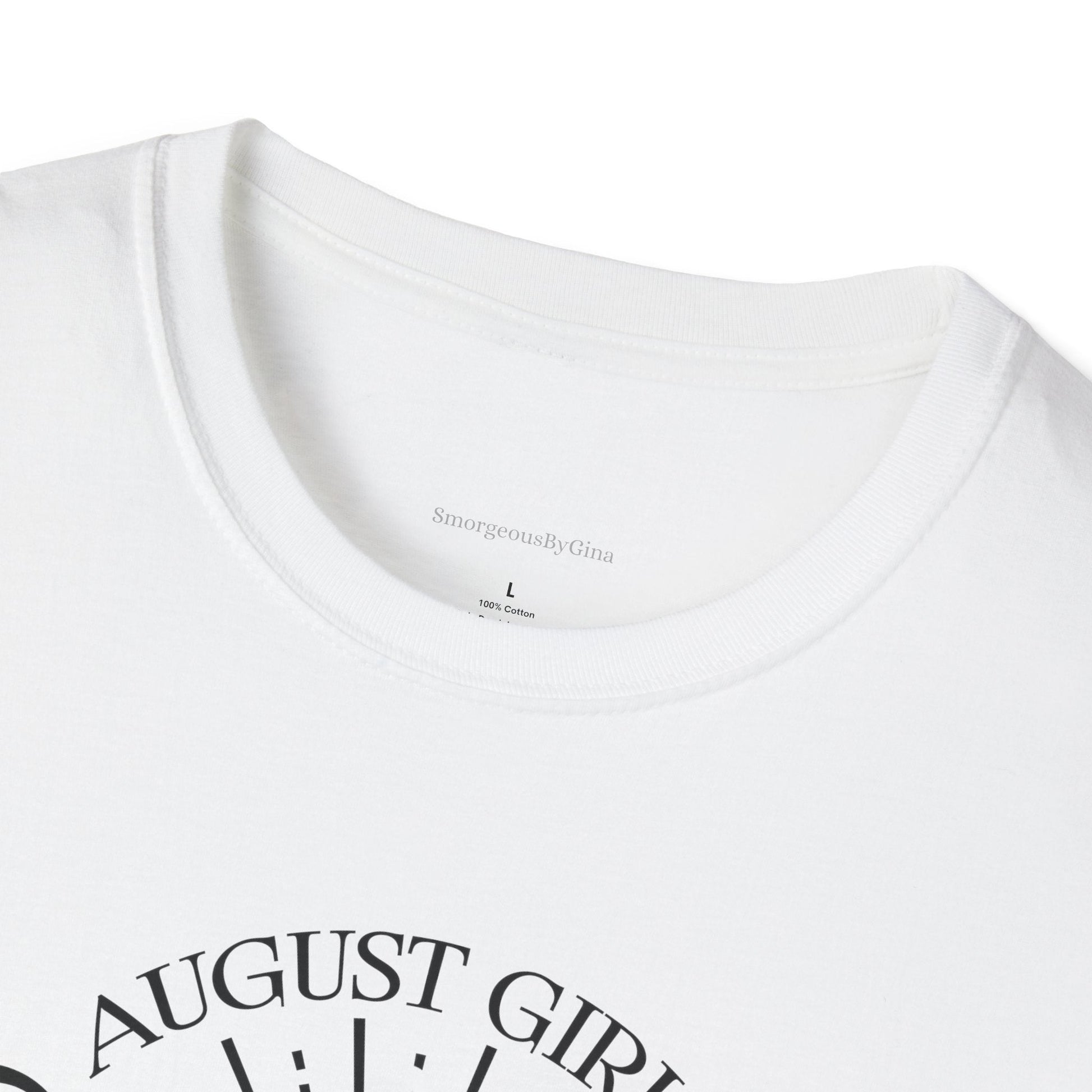 August Girls, Hurricane and Sunshine, August Birthday Tee, Softstyle T-Shirt, August Birthday Shirt - SmorgeousByGina