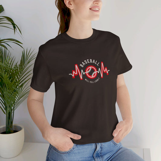 Baseball Mom Tee, Unisex Jersey Short Sleeve Tee - SmorgeousByGina