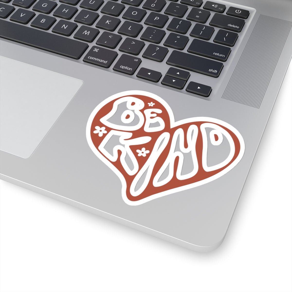 Be Kind, Heart, Kiss-Cut Stickers - SmorgeousByGina