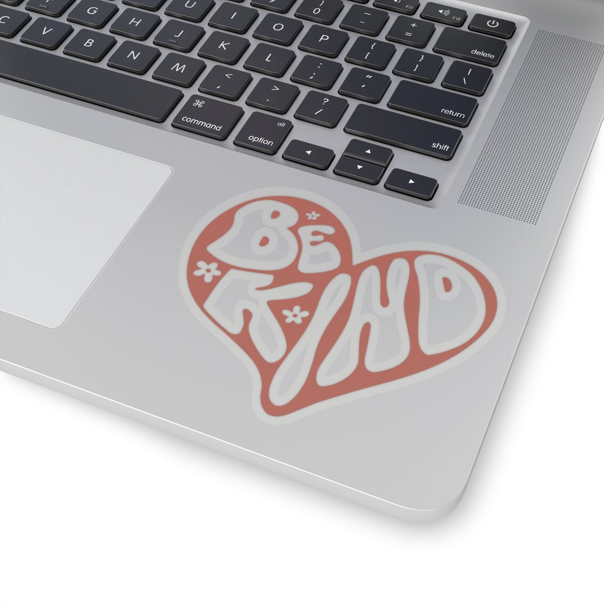 Be Kind, Heart, Kiss-Cut Stickers - SmorgeousByGina