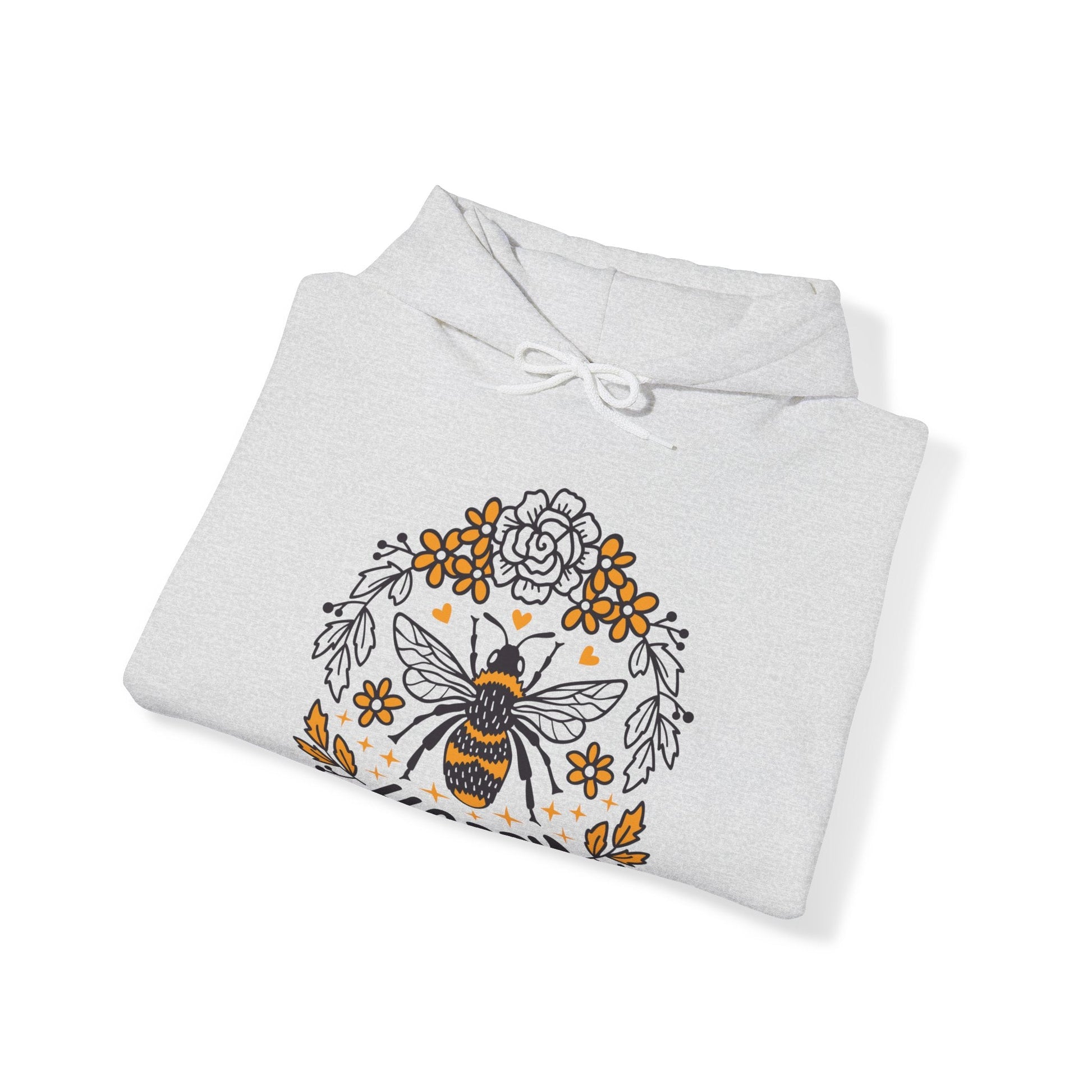 Bee Happy, Heavy Blend™ Hooded Sweatshirt - SmorgeousByGina