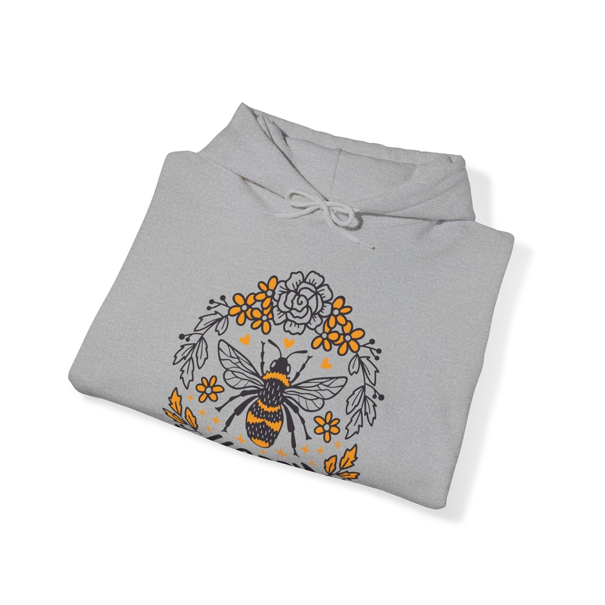 Bee Happy, Heavy Blend™ Hooded Sweatshirt - SmorgeousByGina