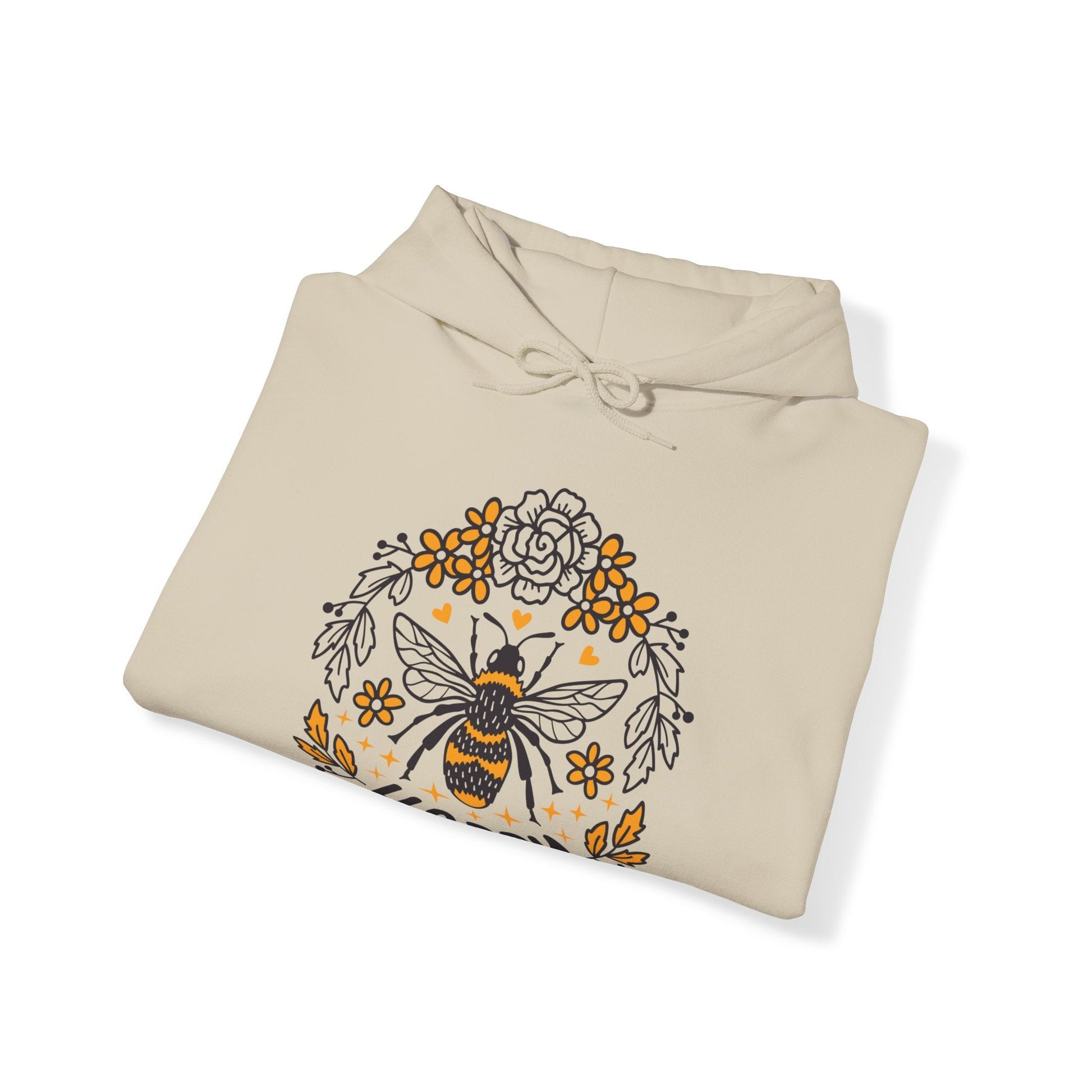 Bee Happy, Heavy Blend™ Hooded Sweatshirt - SmorgeousByGina