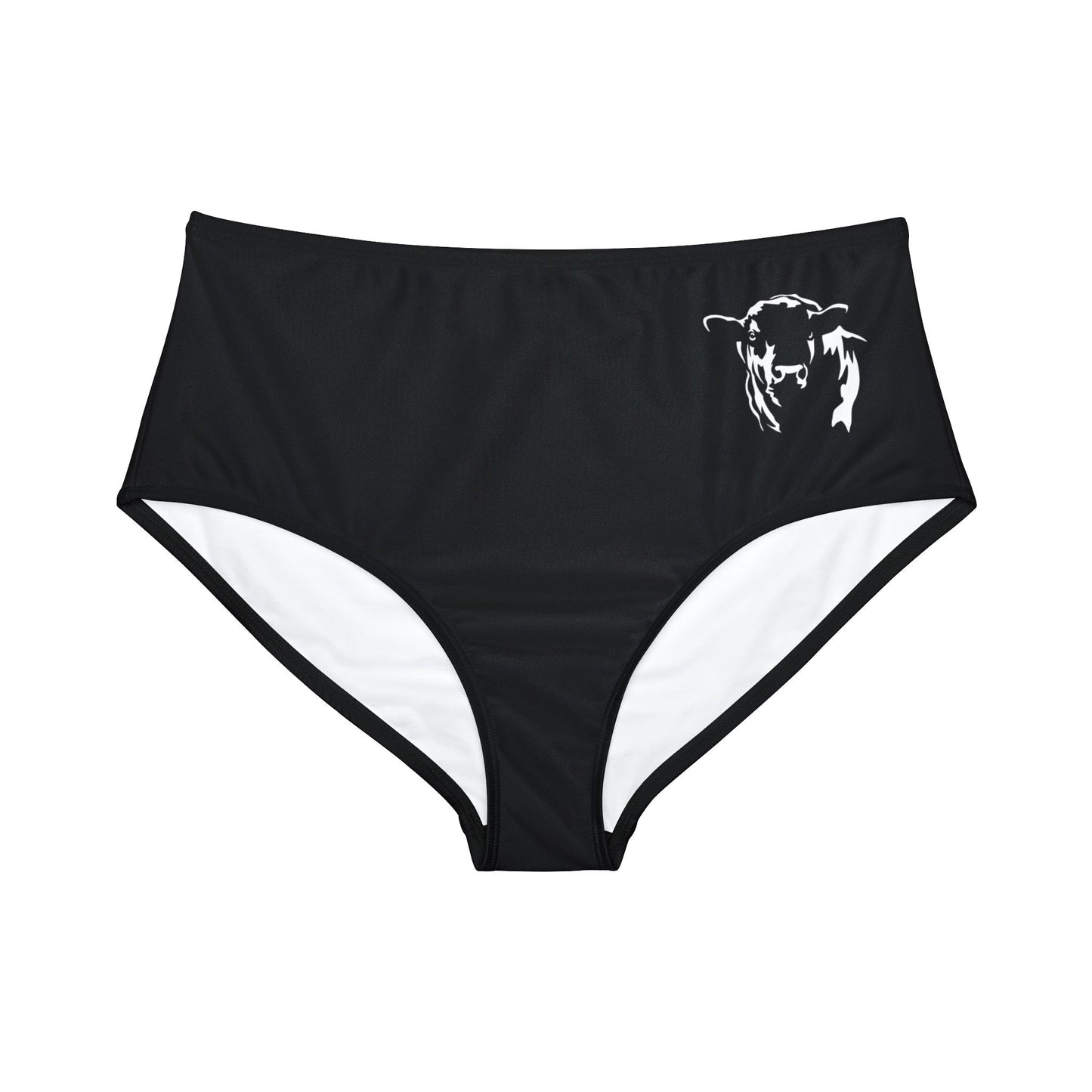 Bikini Bottom, Angus Beef Bottom, Eat Beef, Beef, High-Waist Hipster Bikini Bottom (AOP) - SmorgeousByGina