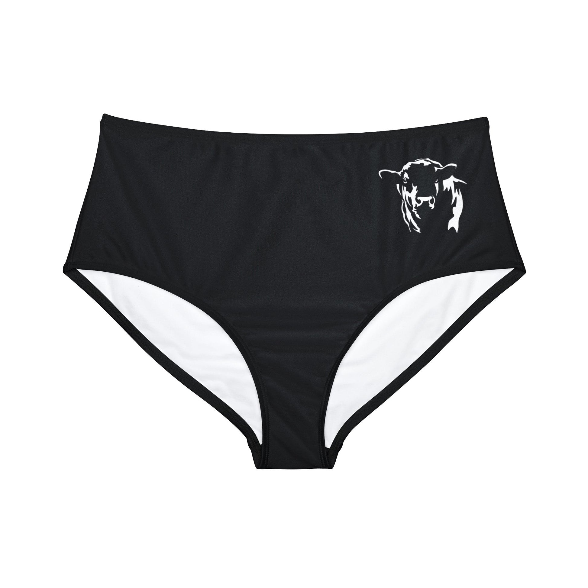 Bikini Bottom, Angus Beef Bottom, Eat Beef, Beef, High-Waist Hipster Bikini Bottom (AOP) - SmorgeousByGina