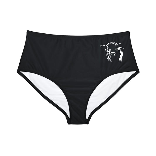 Bikini Bottom, Angus Beef Bottom, Eat Beef, Beef, High-Waist Hipster Bikini Bottom (AOP) - SmorgeousByGina