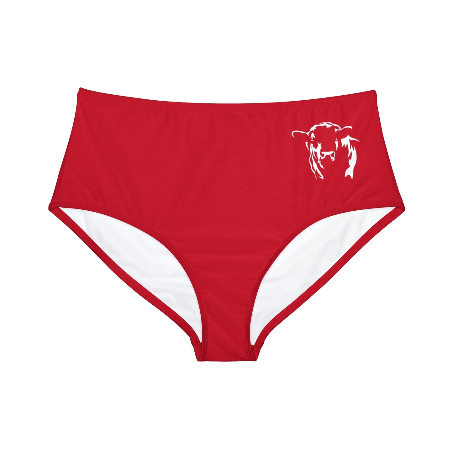 Bikini Bottom, Angus Beef Bottom, Eat Beef, Beef, High-Waist Hipster Bikini Bottom (AOP) - SmorgeousByGina