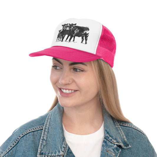 Black Cattle Trucker Caps - SmorgeousByGina