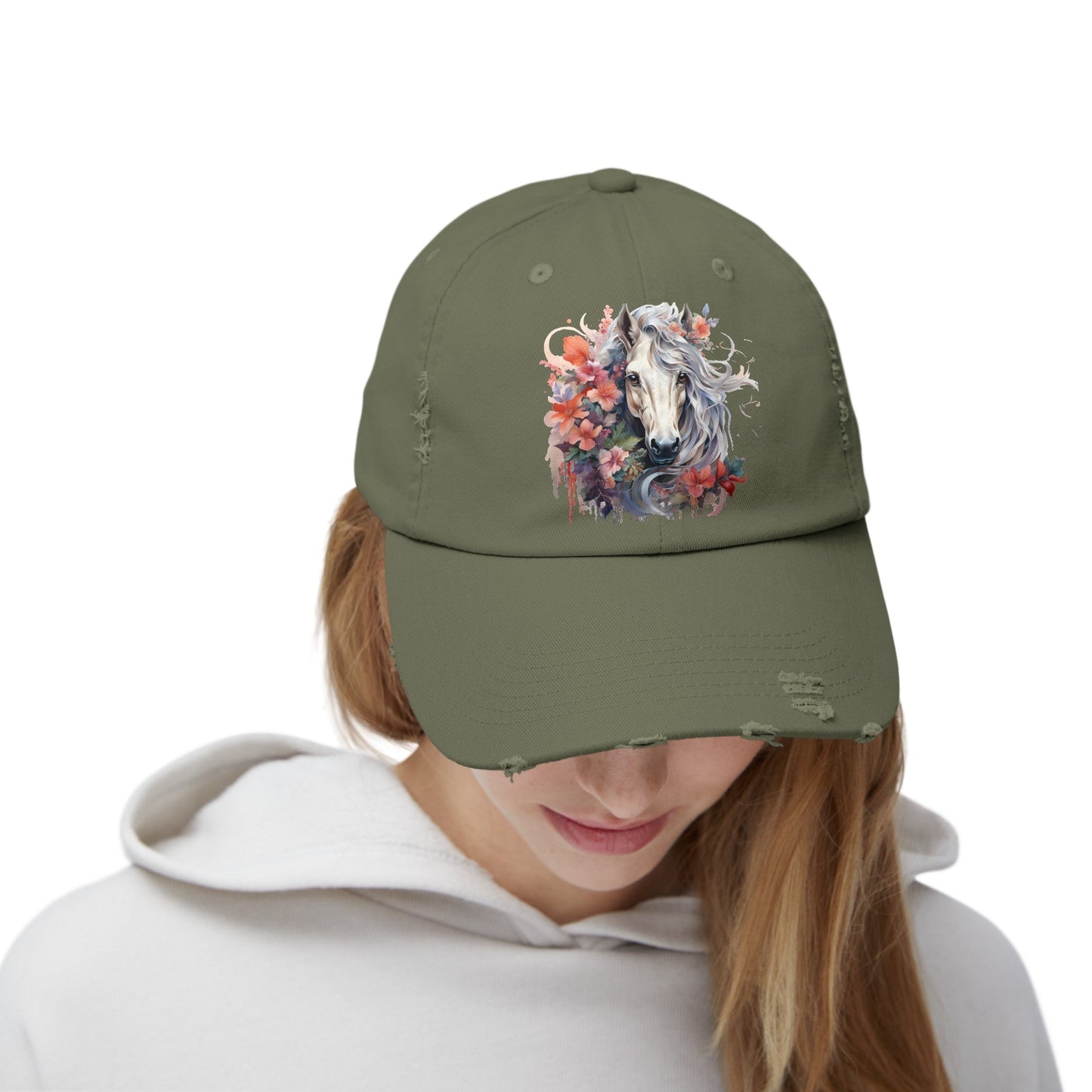 Boho Country, Boho Horse, Distressed Cap - SmorgeousByGina