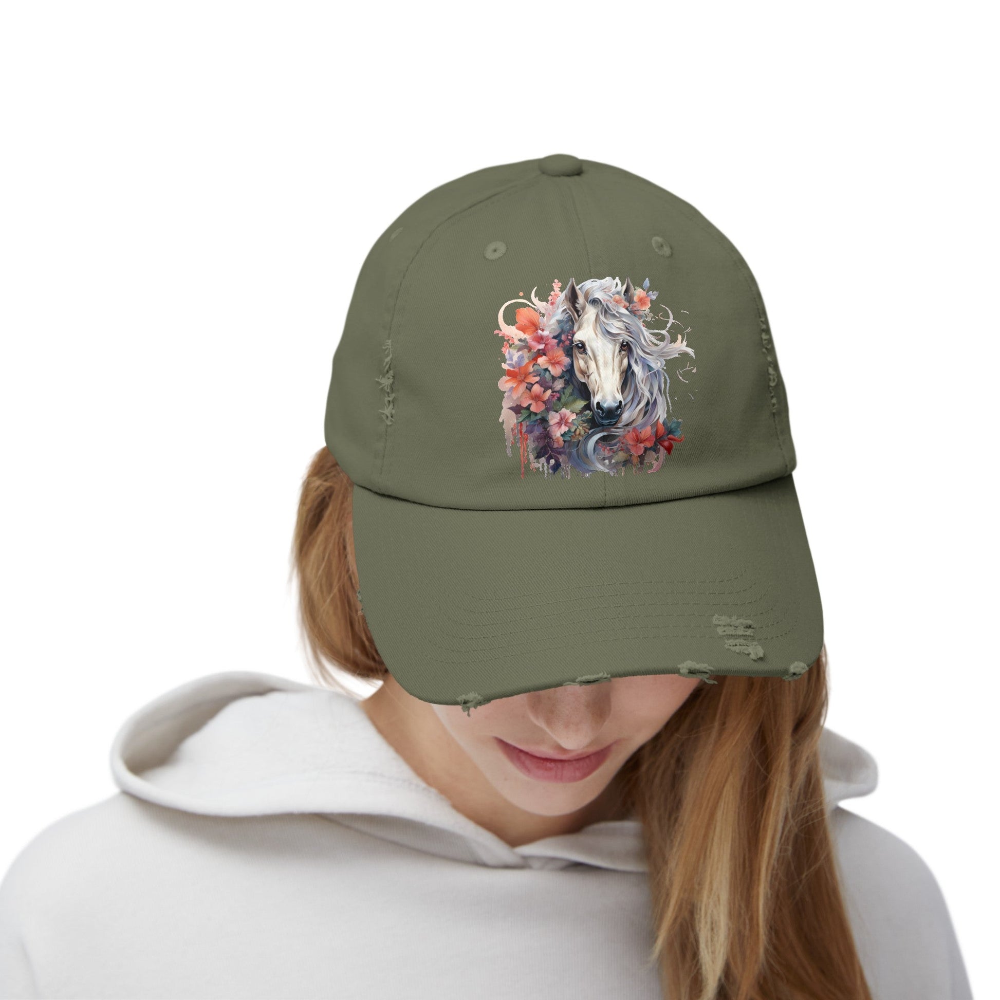Boho Country, Boho Horse, Distressed Cap - SmorgeousByGina