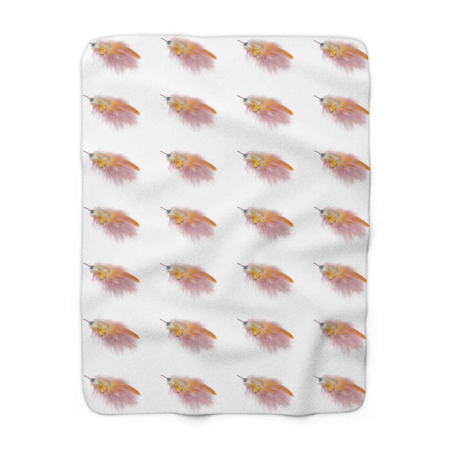 Boho Feather Sherpa Fleece Blanket - SmorgeousByGina