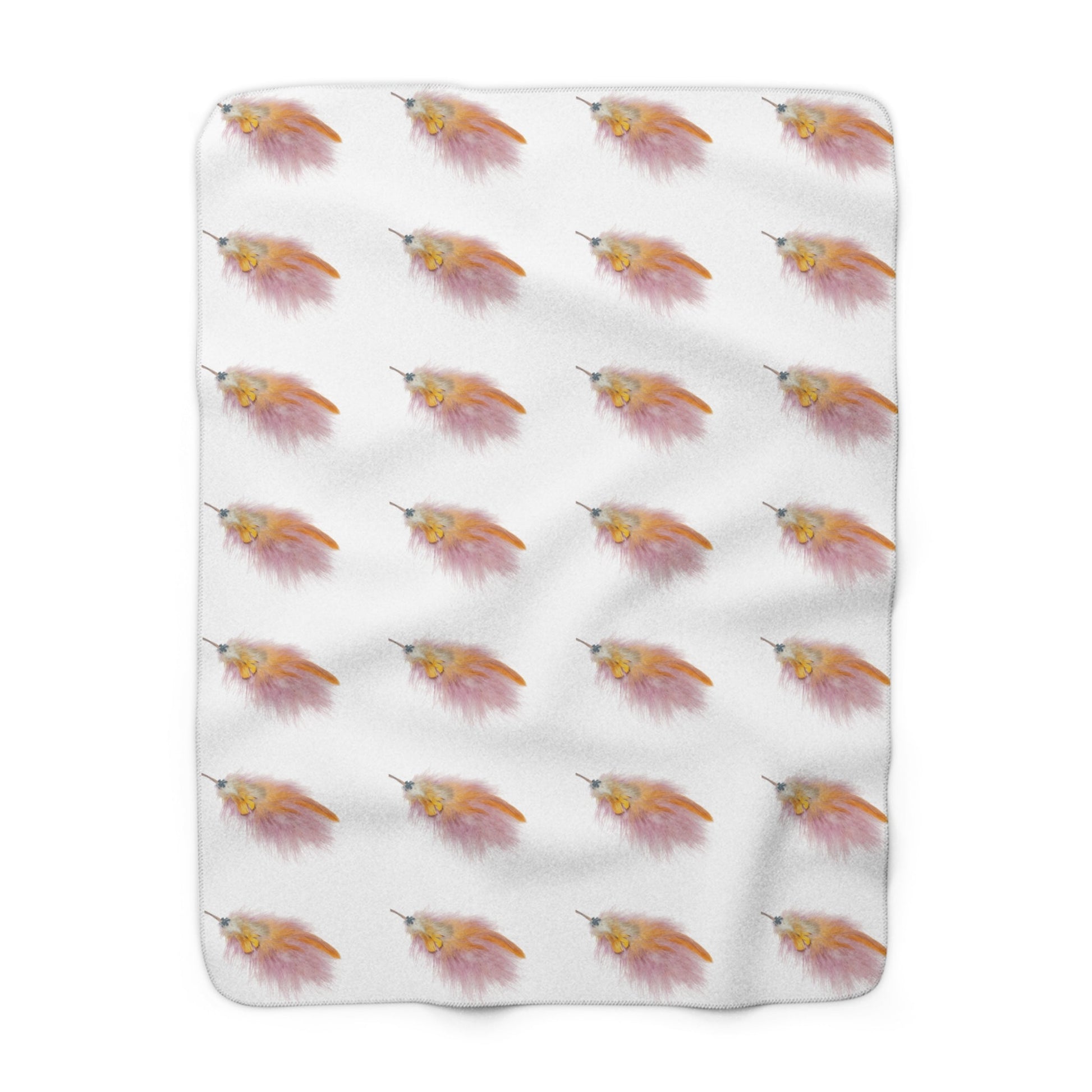 Boho Feather Sherpa Fleece Blanket - SmorgeousByGina