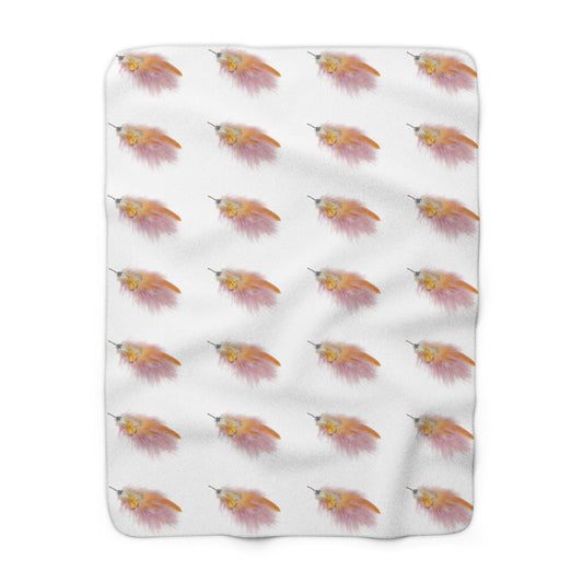 Boho Feather Sherpa Fleece Blanket - SmorgeousByGina