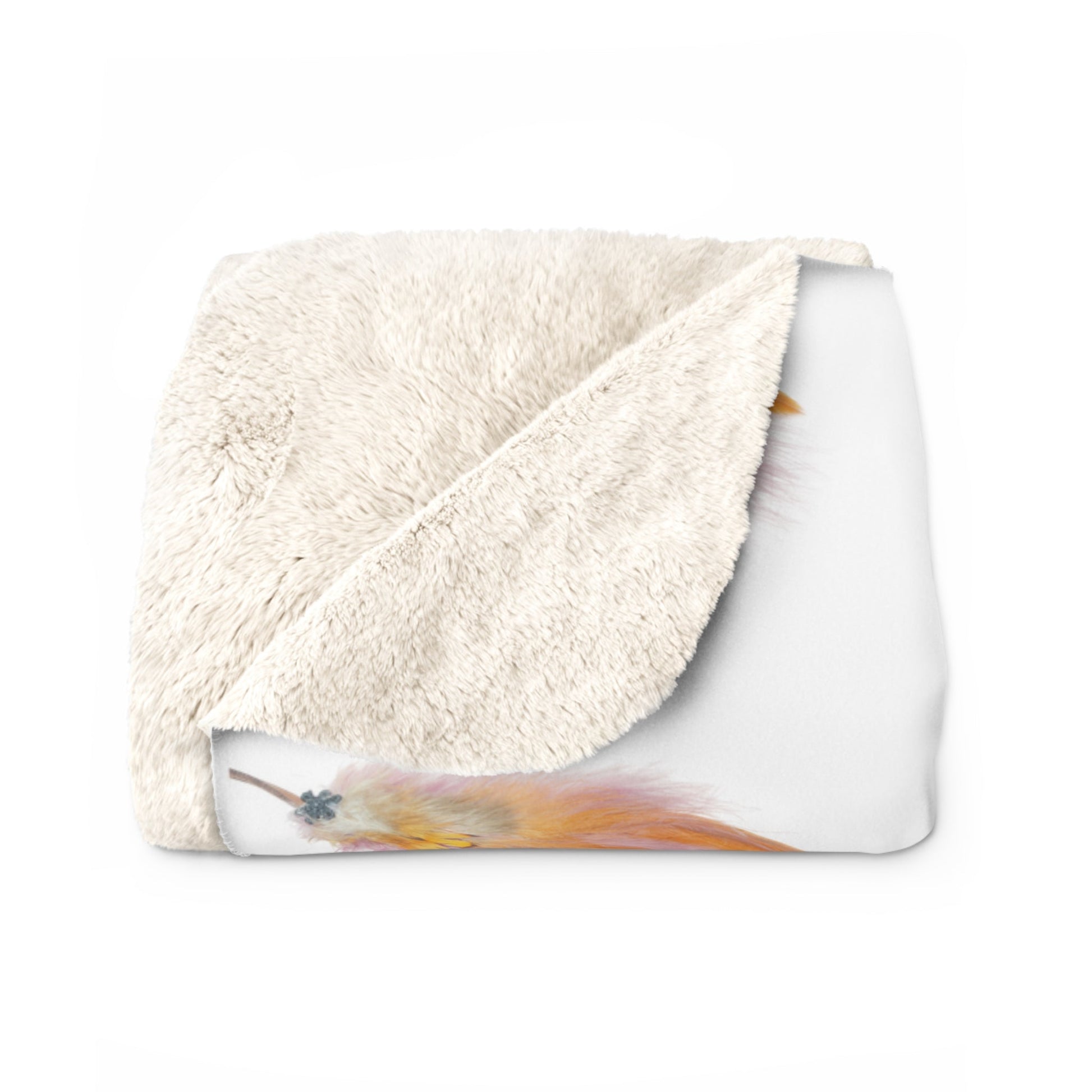 Boho Feather Sherpa Fleece Blanket - SmorgeousByGina