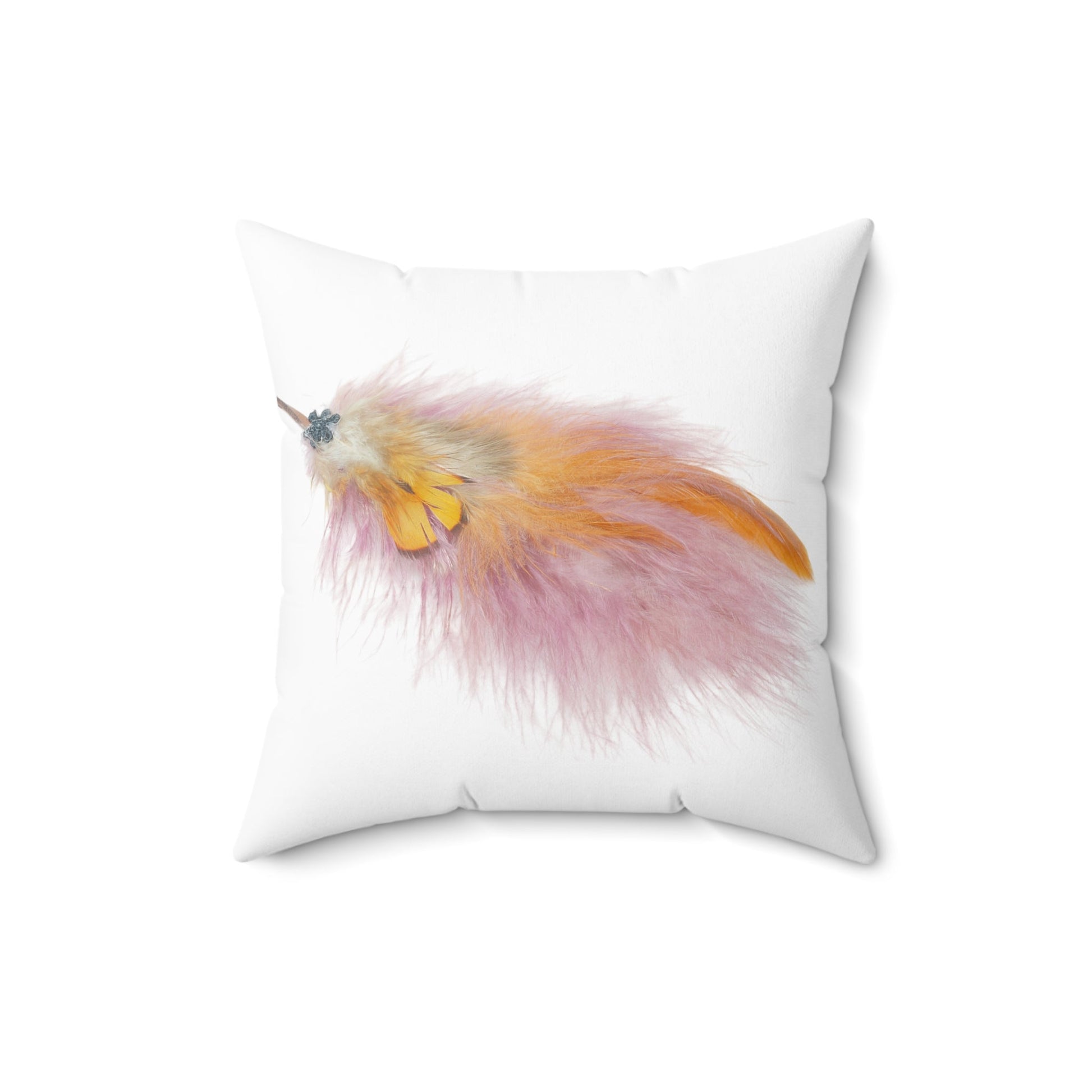 Boho Feather Square Pillow - SmorgeousByGina
