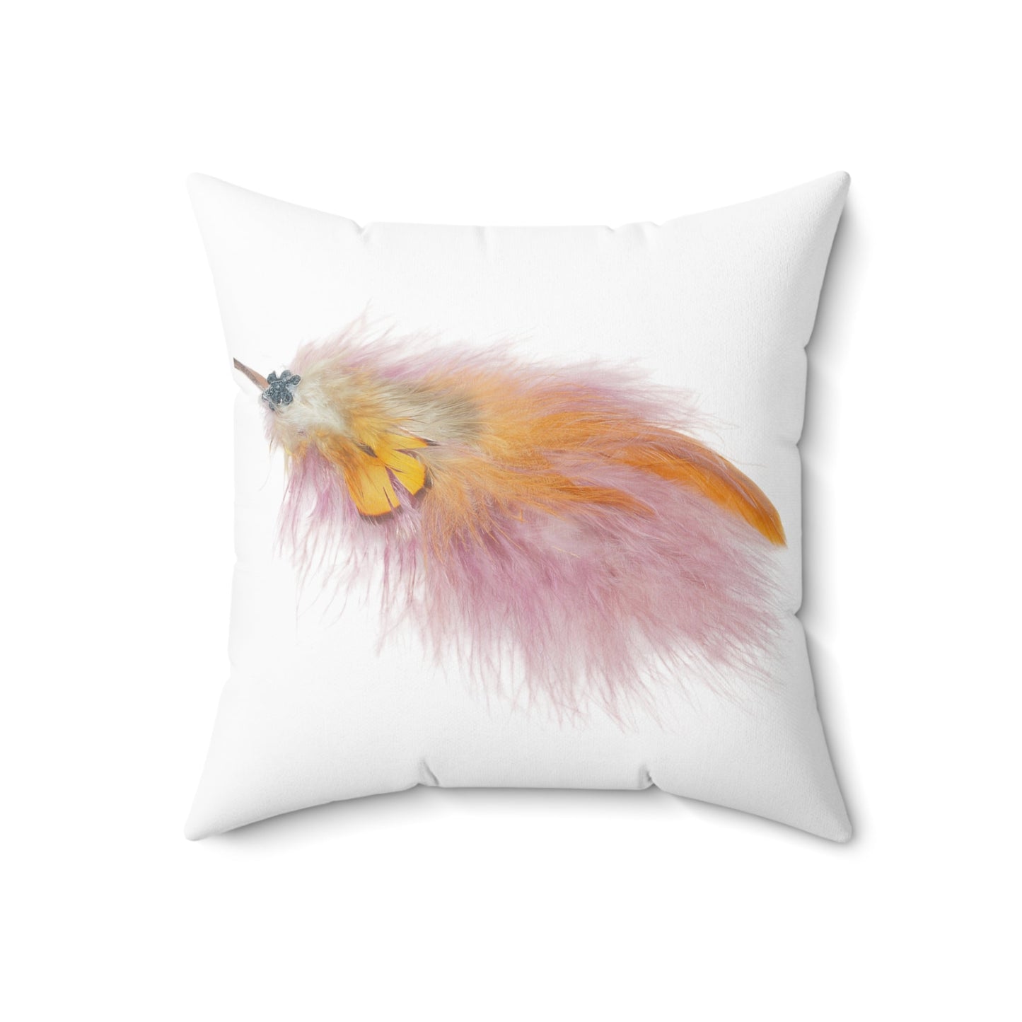 Boho Feather Square Pillow - SmorgeousByGina