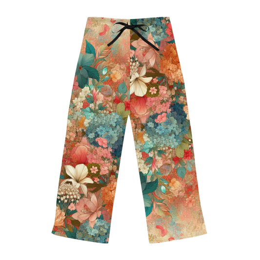 Boho Floral Beauty Loungewear Bottoms (AOP) - SmorgeousByGina