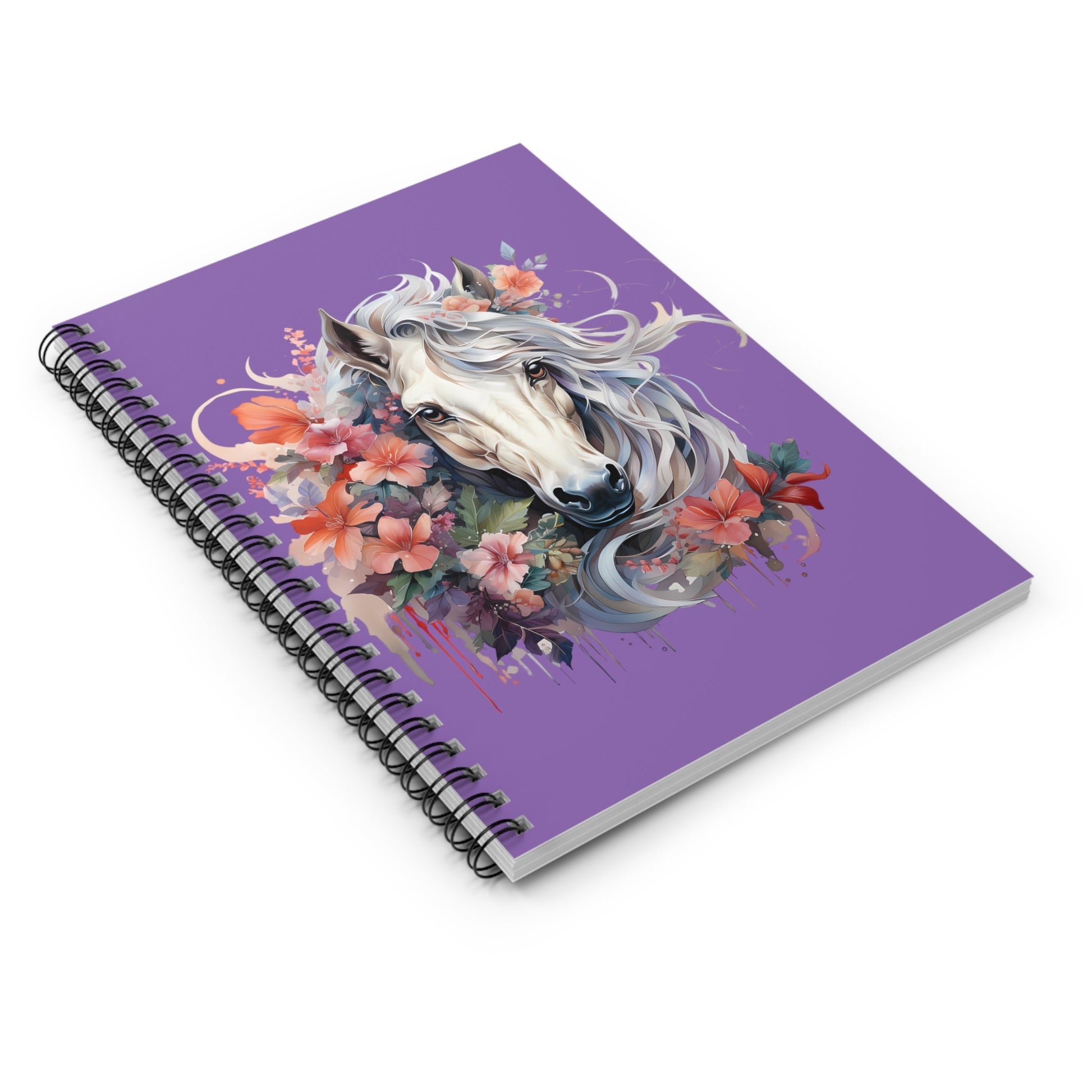 Boho Horse Beauty Spiral Notebook - Ruled Line - SmorgeousByGina