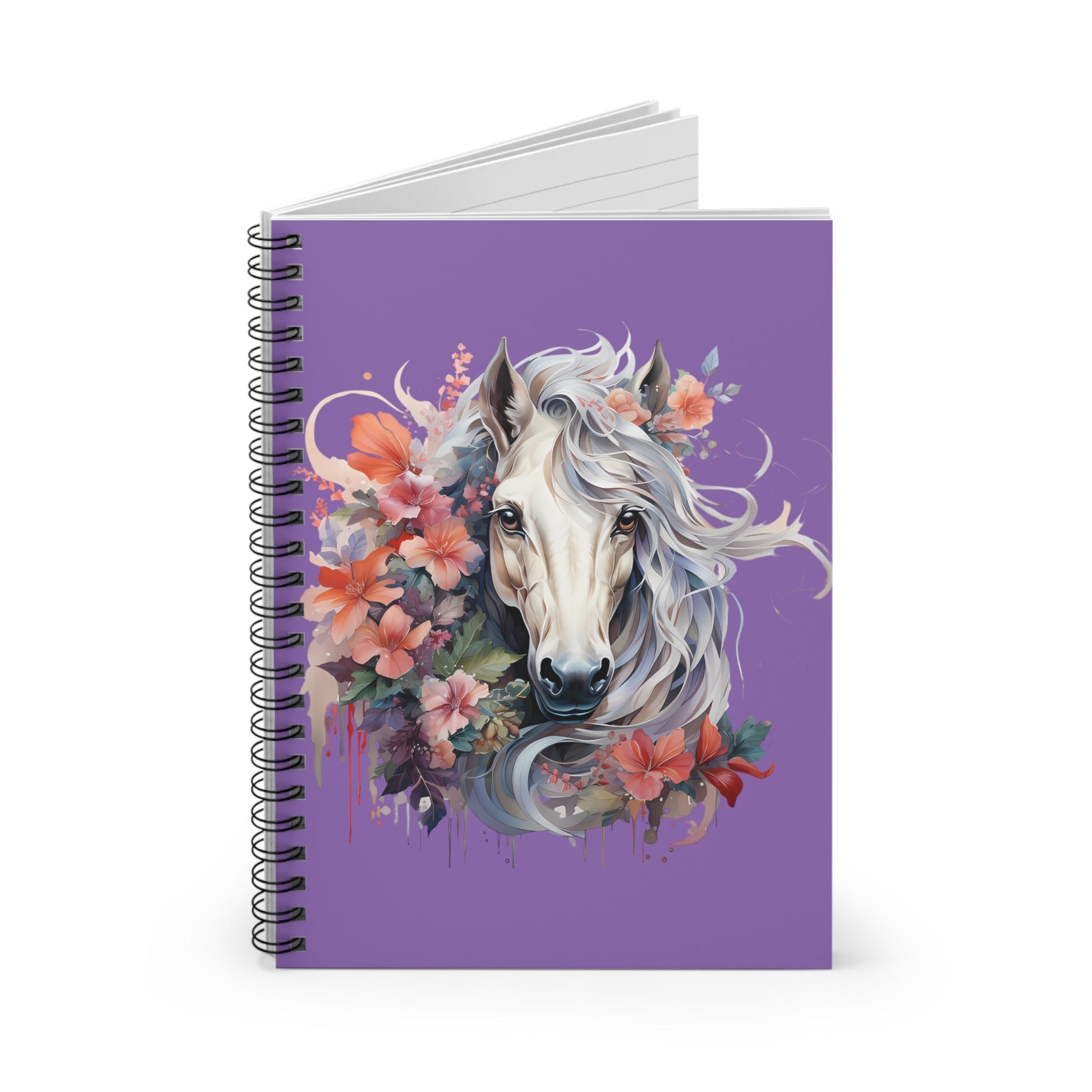 Boho Horse Beauty Spiral Notebook - Ruled Line - SmorgeousByGina