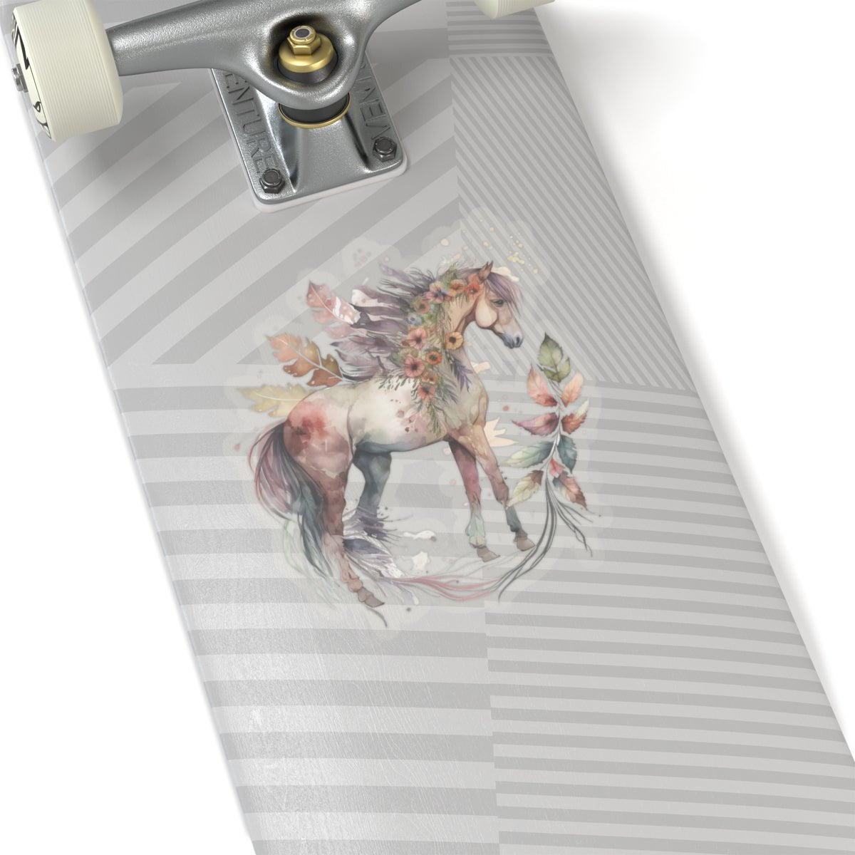 Boho Horse, Floral Horse, Kiss-Cut Stickers - SmorgeousByGina