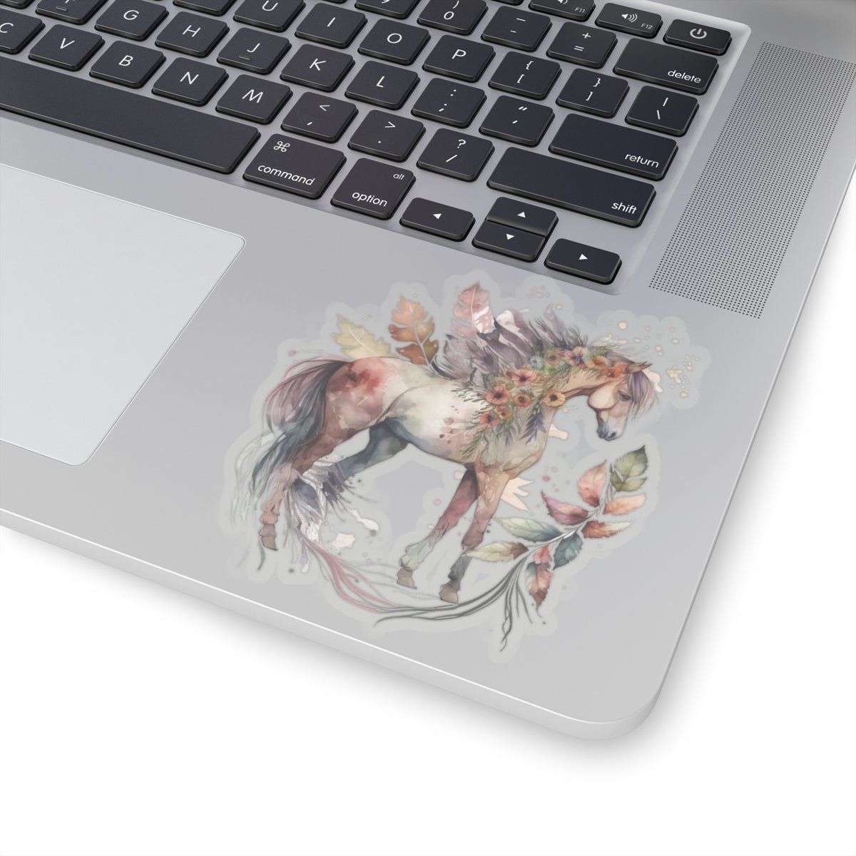 Boho Horse, Floral Horse, Kiss-Cut Stickers - SmorgeousByGina