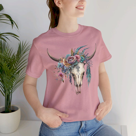 Boho Longhorn Unisex Tee - SmorgeousByGina