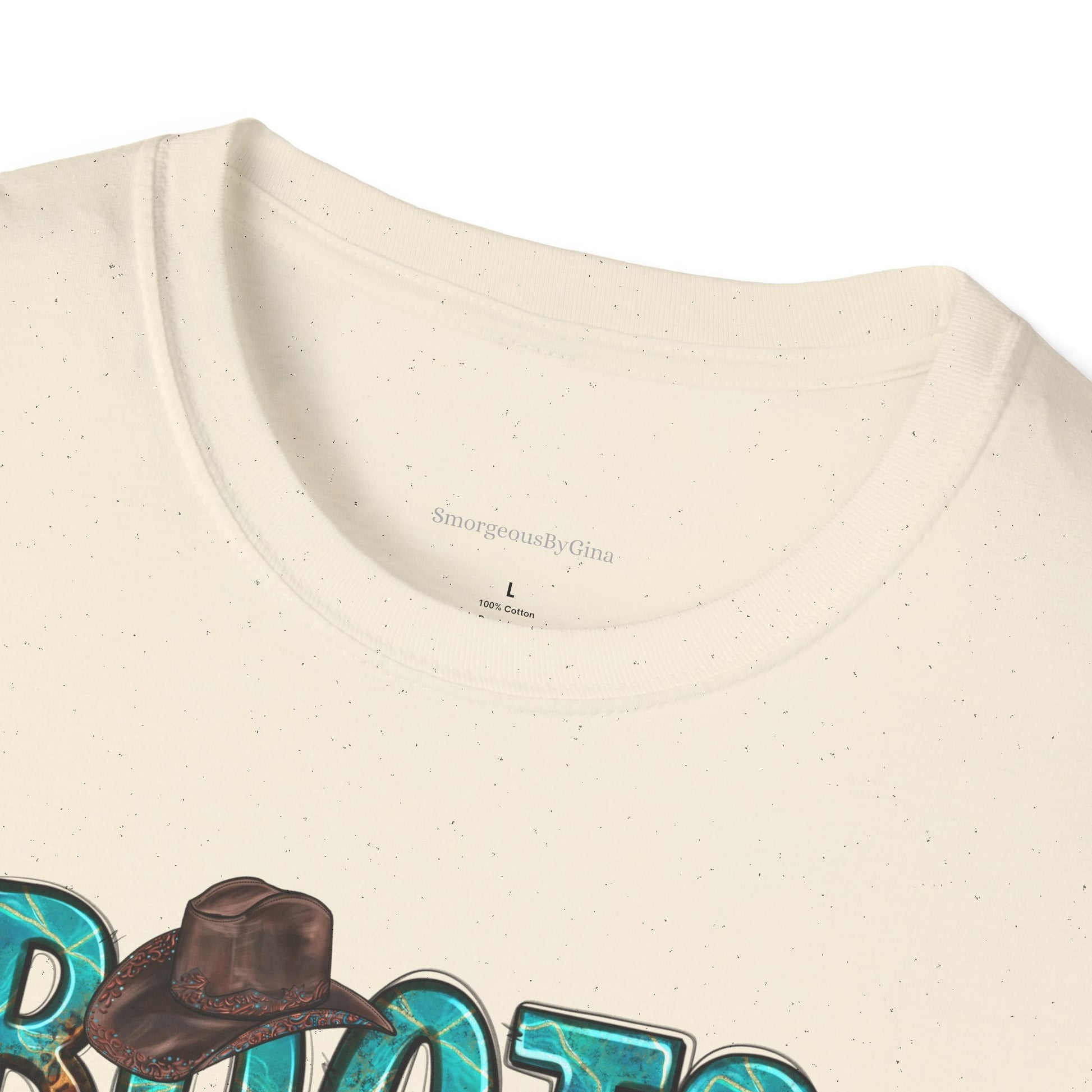 Boots and Bling, Cowgirl Shirt, Turquoise and Leopard Shirt, Rodeo Tee, Softstyle T-Shirt - SmorgeousByGina