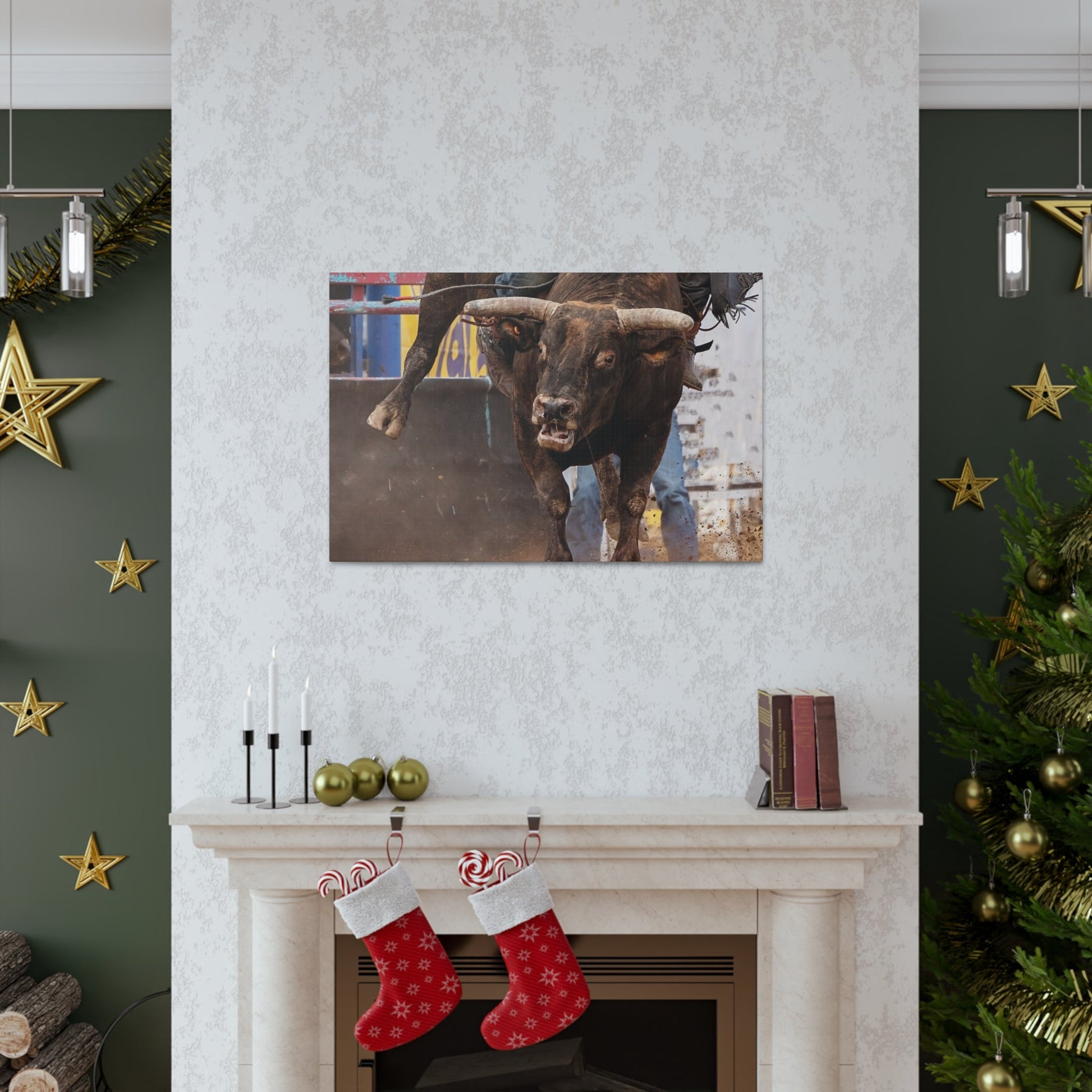 Bucking Bull Canvas Gallery Wraps - SmorgeousByGina