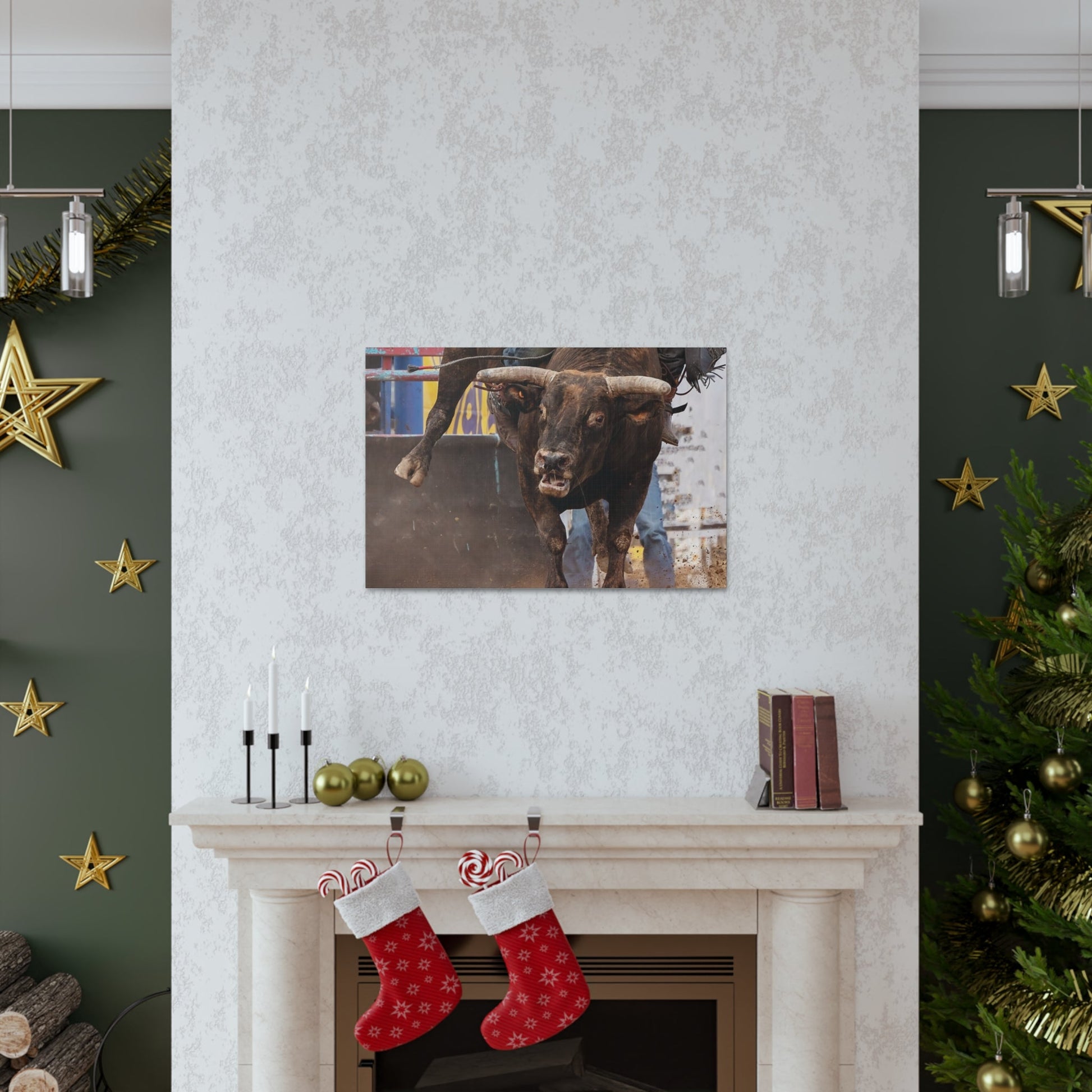 Bucking Bull Canvas Gallery Wraps - SmorgeousByGina