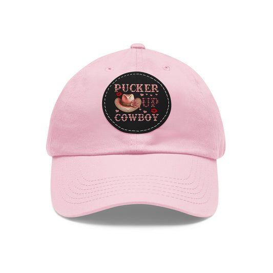 Buckle Up Cowboy Hat with Leather Patch (Round) - SmorgeousByGina