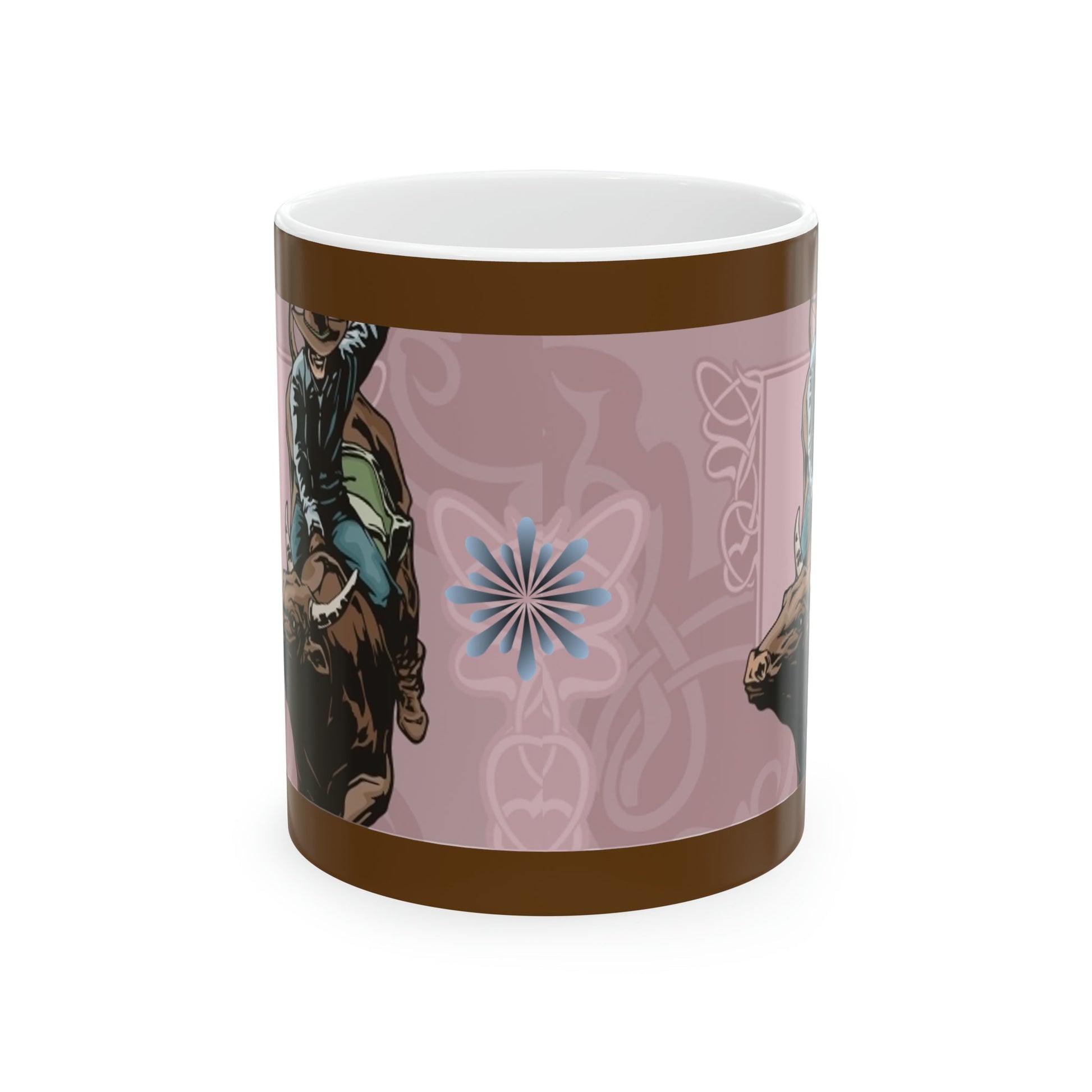 Bullrider, Rodeo, Western, Ceramic Mug, 11oz, Cowboy - SmorgeousByGina
