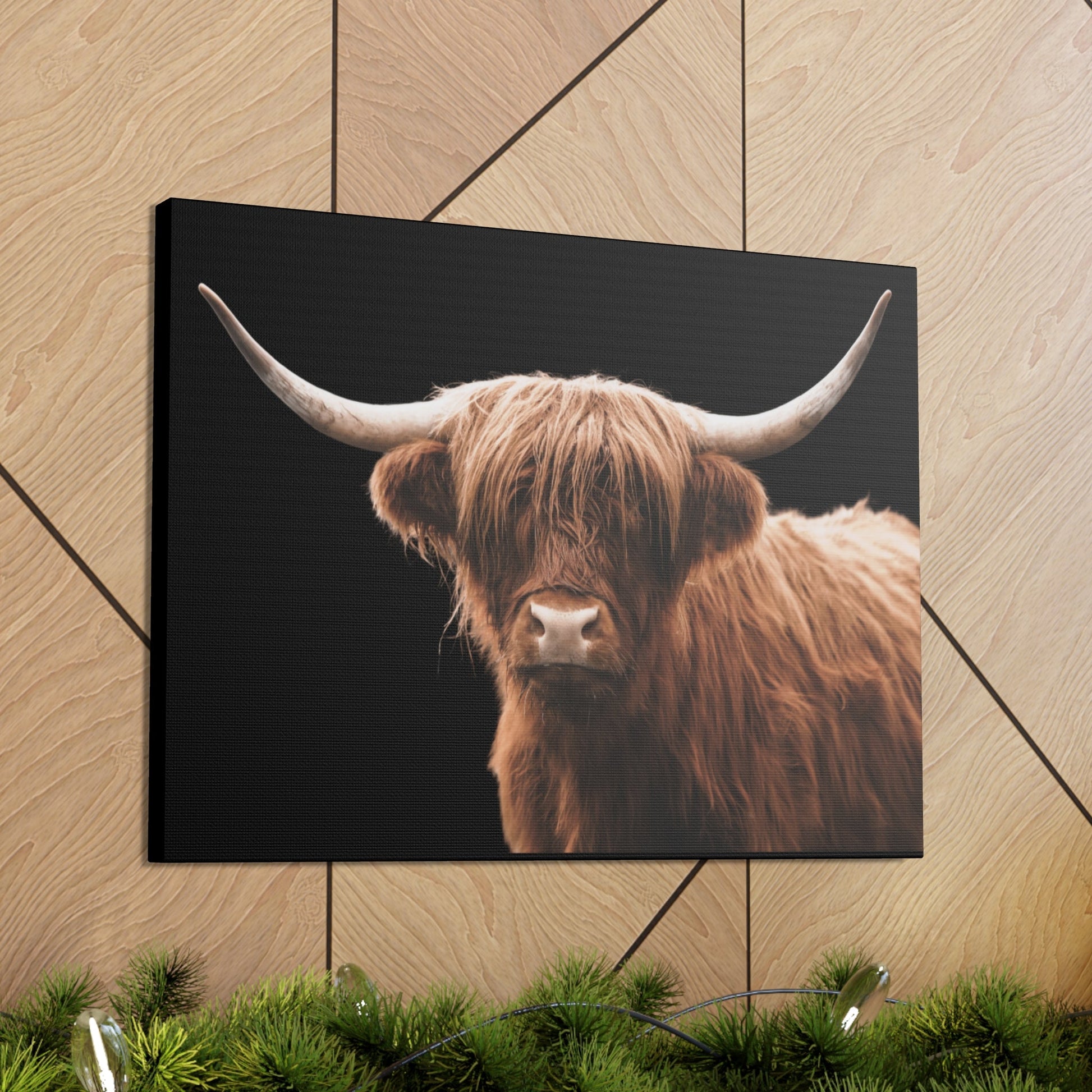 Canvas Gallery Wrap Highland Cattle Wall Art - SmorgeousByGina