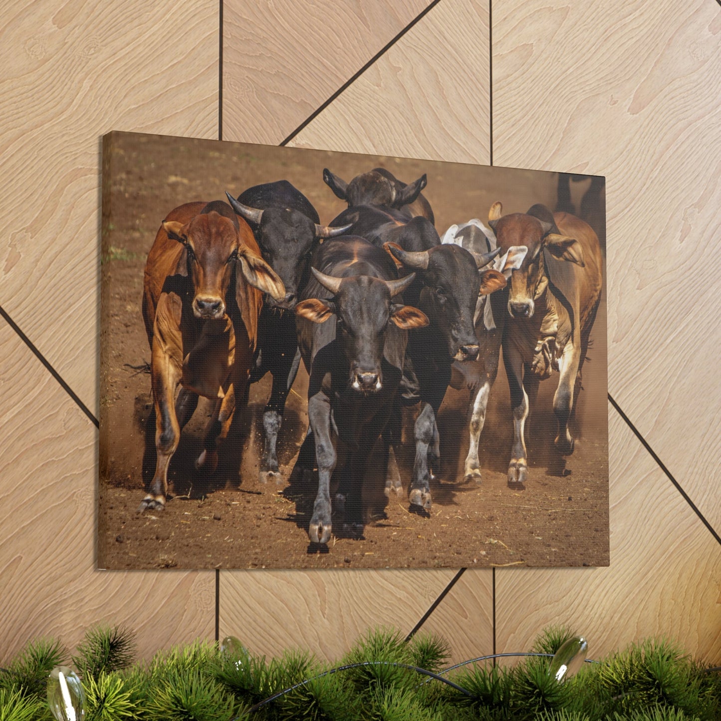 Canvas Gallery Wraps | The Herd Wildlife Animal Art Wall Decor - SmorgeousByGina