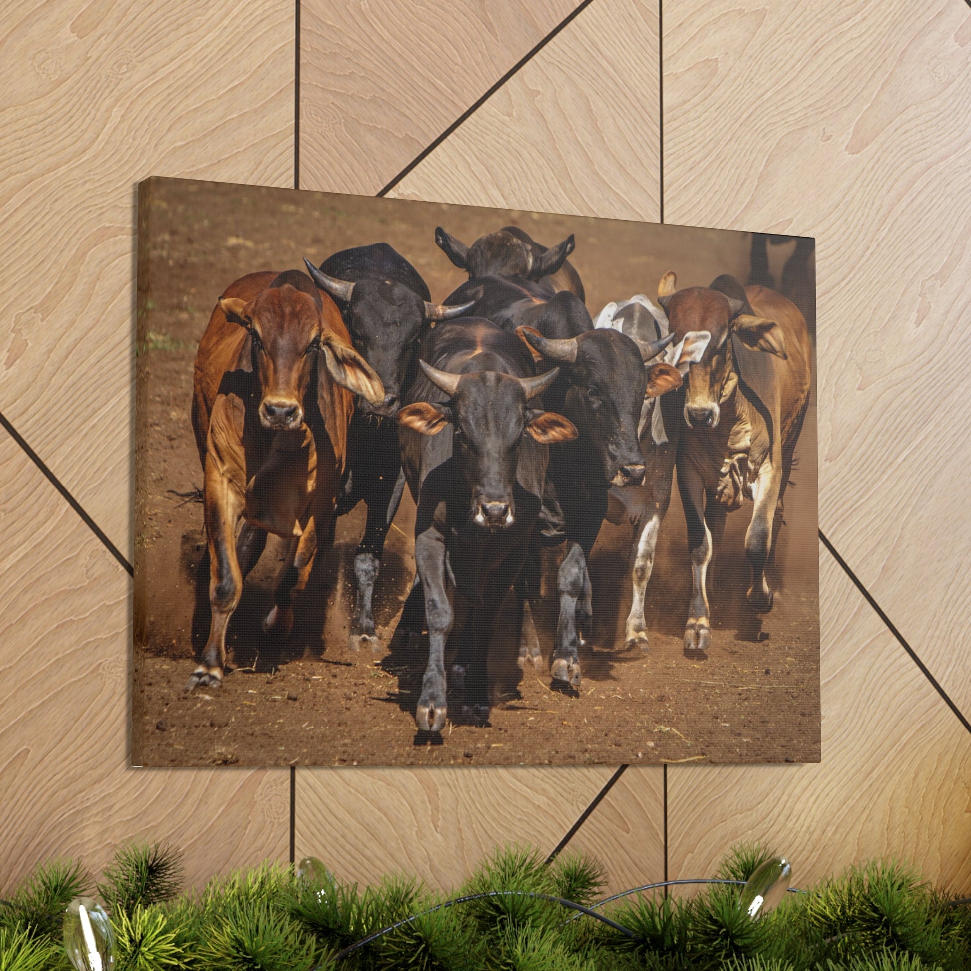 Canvas Gallery Wraps | The Herd Wildlife Animal Art Wall Decor - SmorgeousByGina
