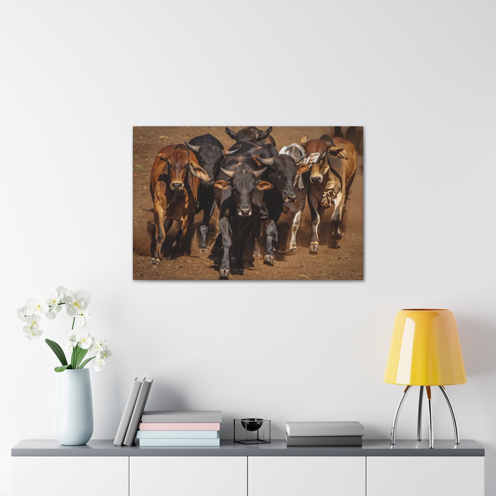 Canvas Gallery Wraps | The Herd Wildlife Animal Art Wall Decor - SmorgeousByGina