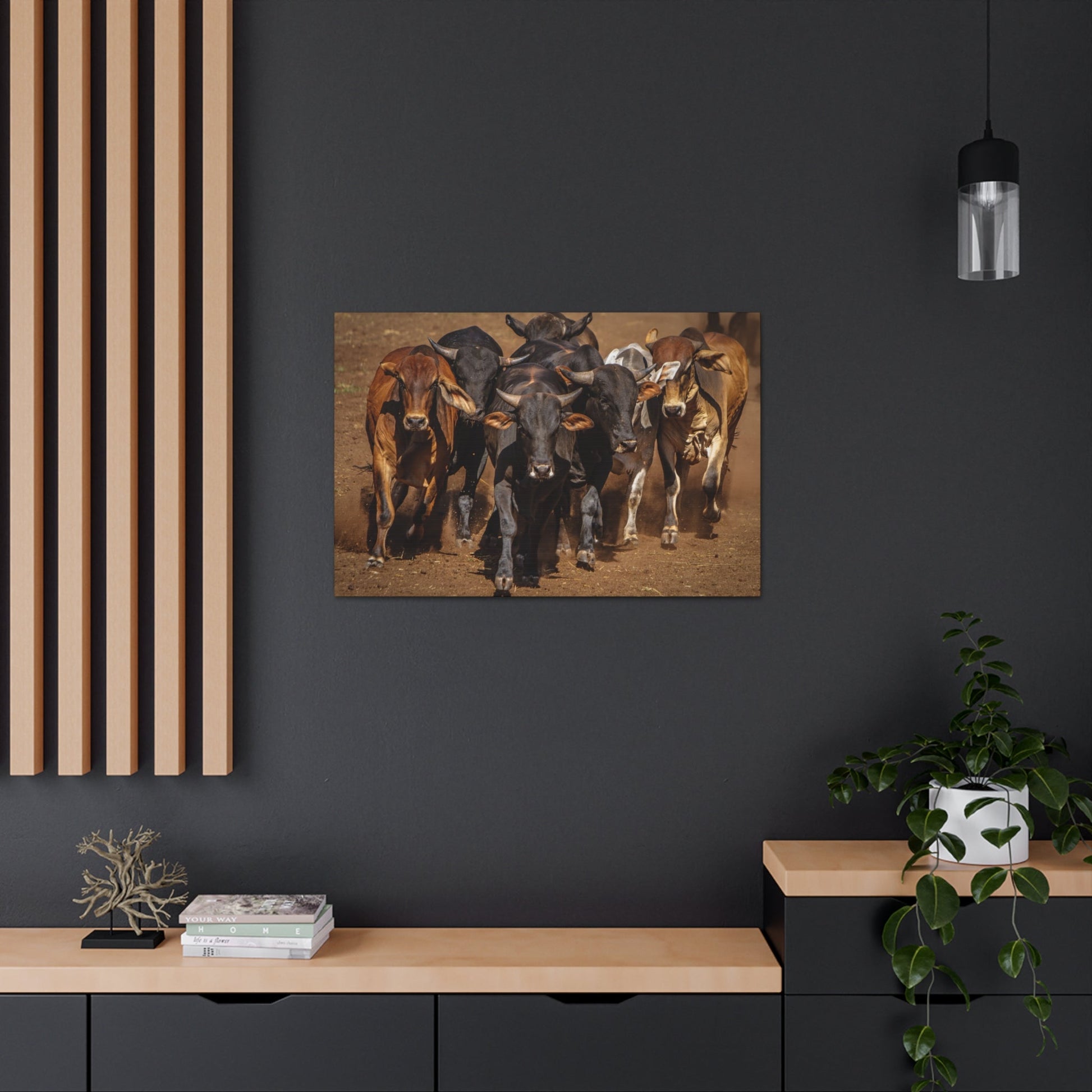 Canvas Gallery Wraps | The Herd Wildlife Animal Art Wall Decor - SmorgeousByGina