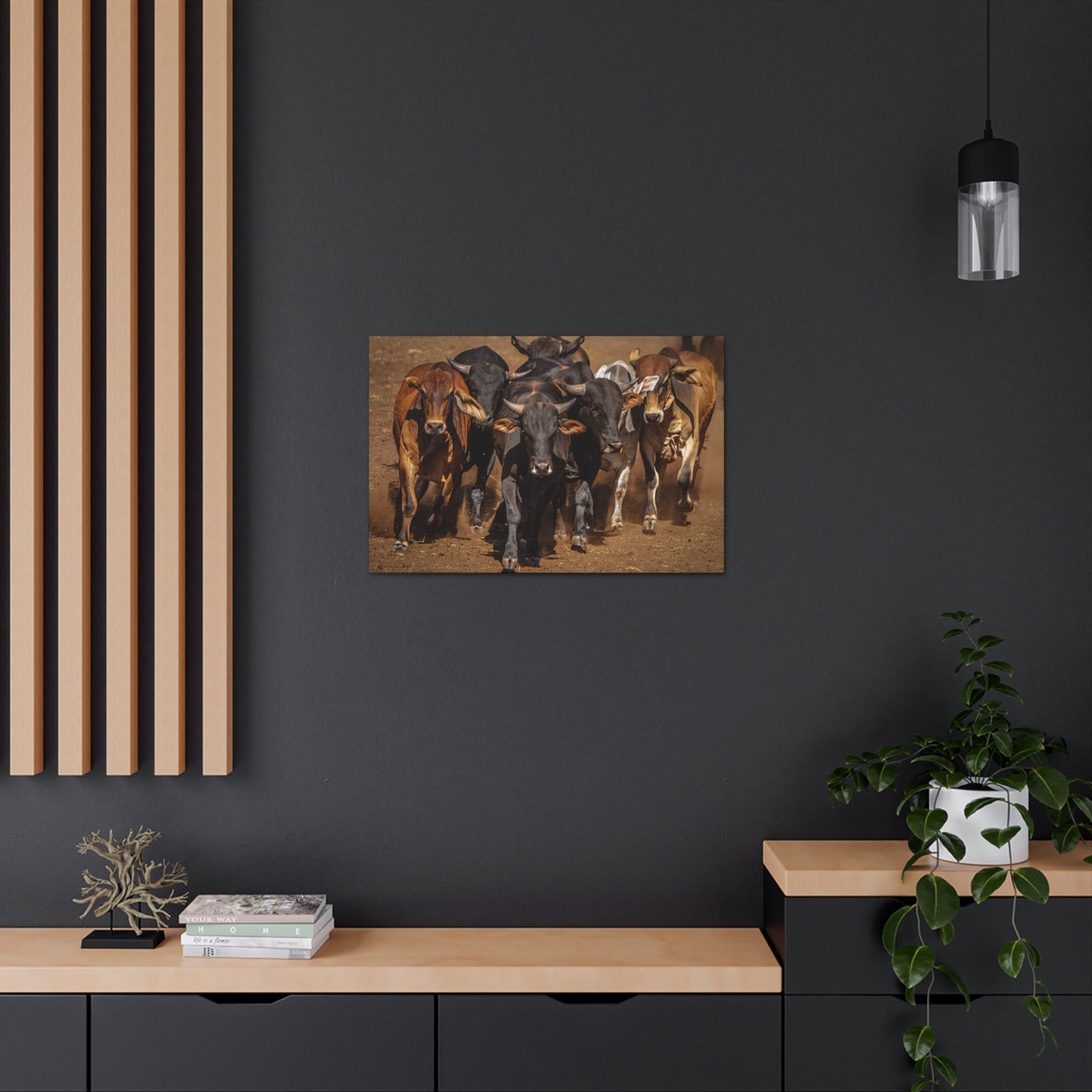 Canvas Gallery Wraps | The Herd Wildlife Animal Art Wall Decor - SmorgeousByGina