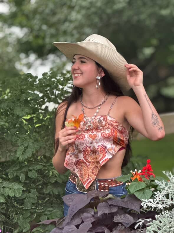 Card Theme Hoop Fashion Earrings - 2 inch drop