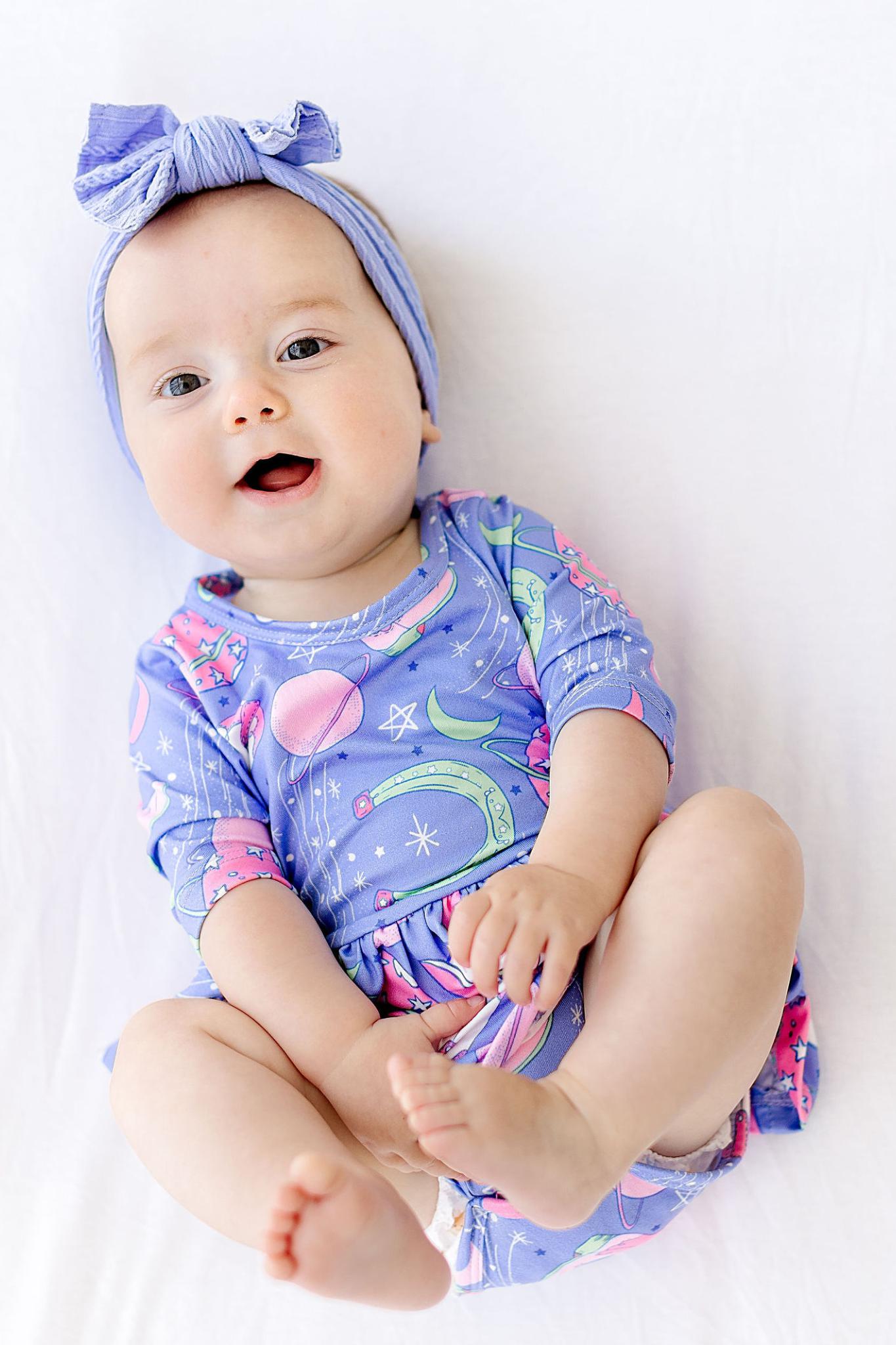 Neon Moon 3/4 Sleeve Twirl Bodysuit