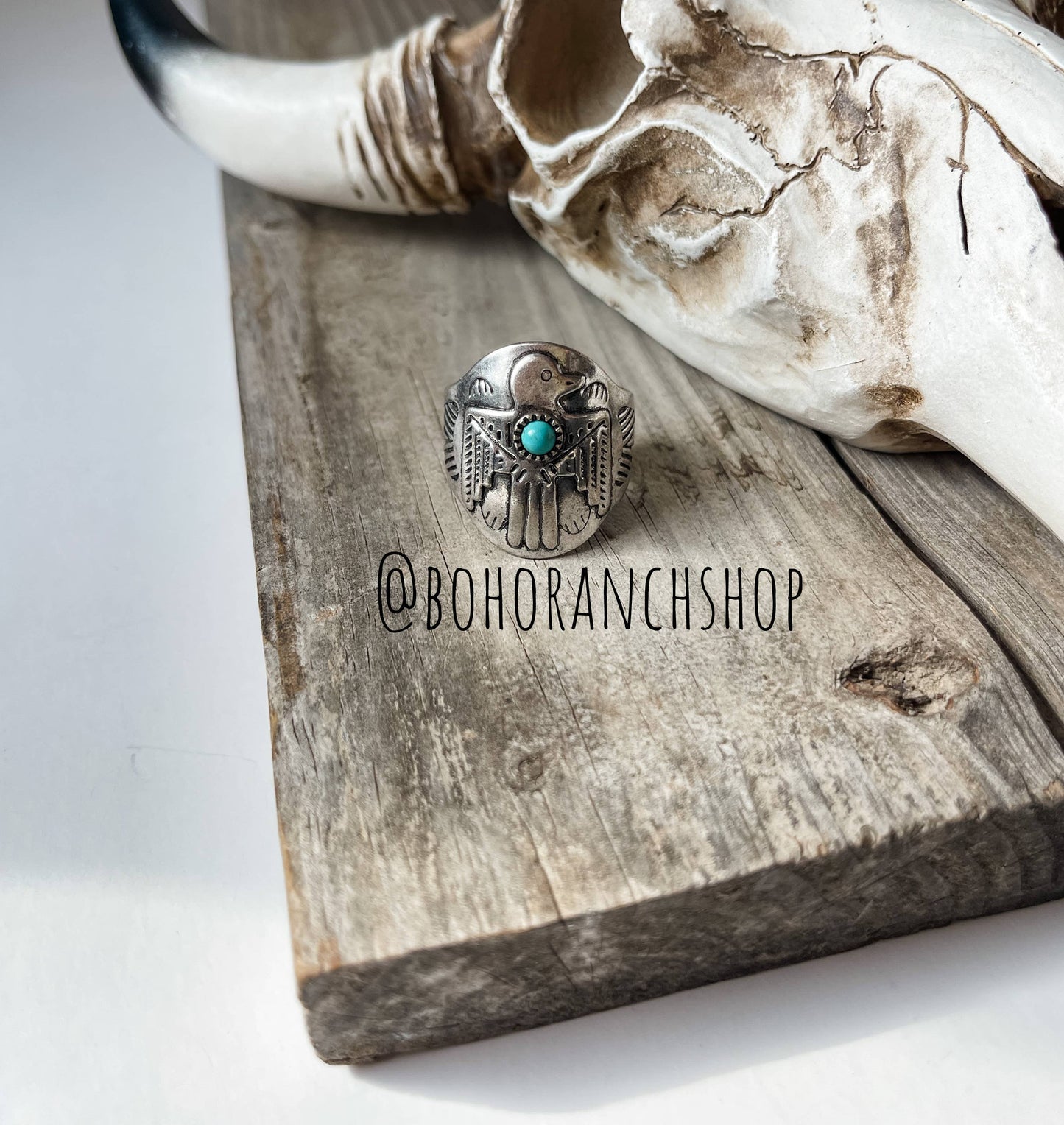 Western Thunderbird Cuff Ring
