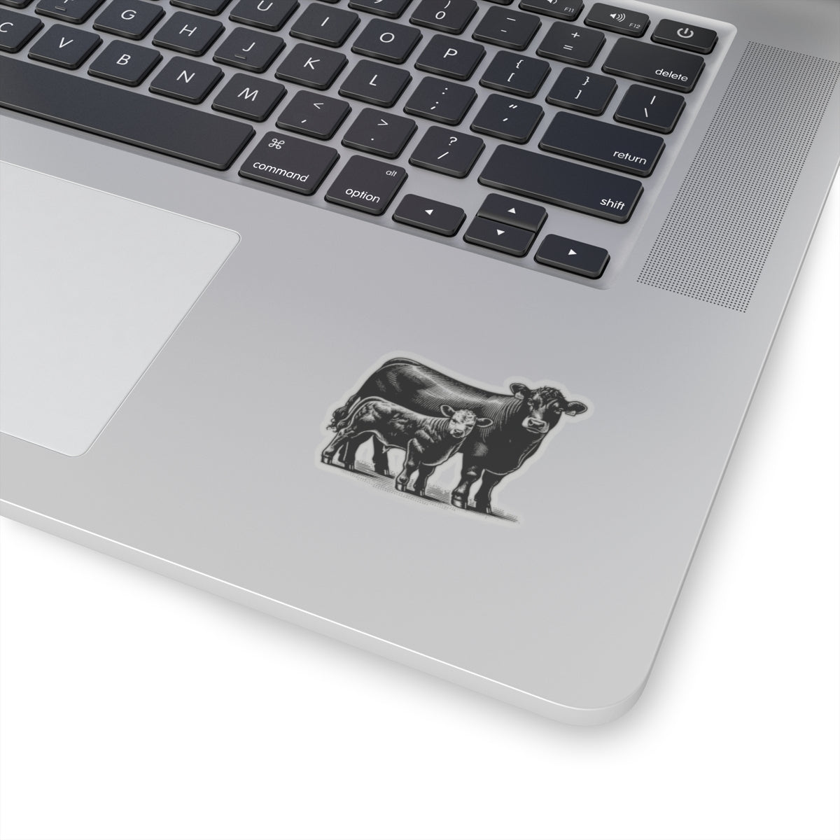 Cow Calf pair Kiss - Cut Stickers - SmorgeousByGina