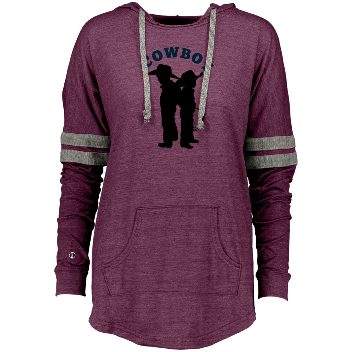 Cowboy Ladies Hooded Low Key Pullover - SmorgeousByGina
