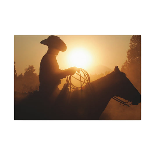 Cowboy Sunrise Canvas Wraps - SmorgeousByGina