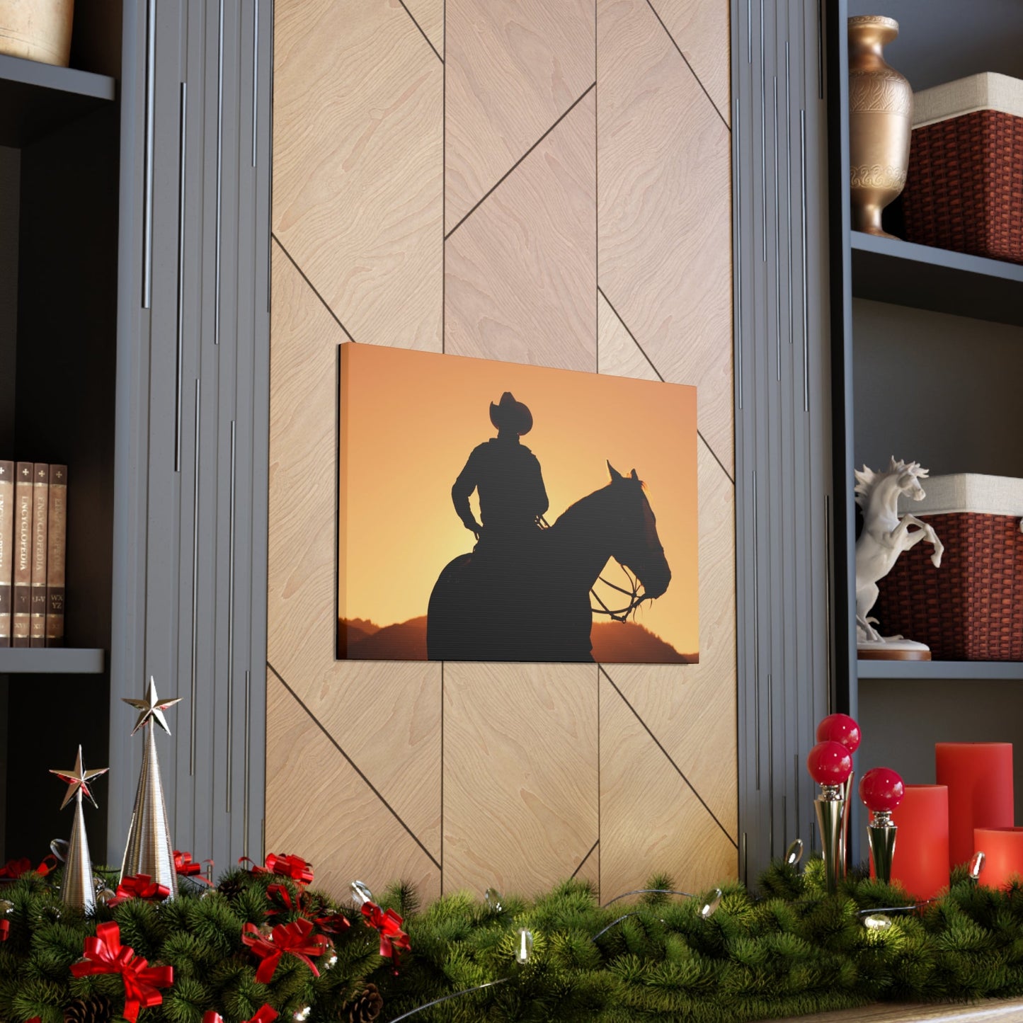 Cowboy Sunset Canvas Gallery Wraps - SmorgeousByGina