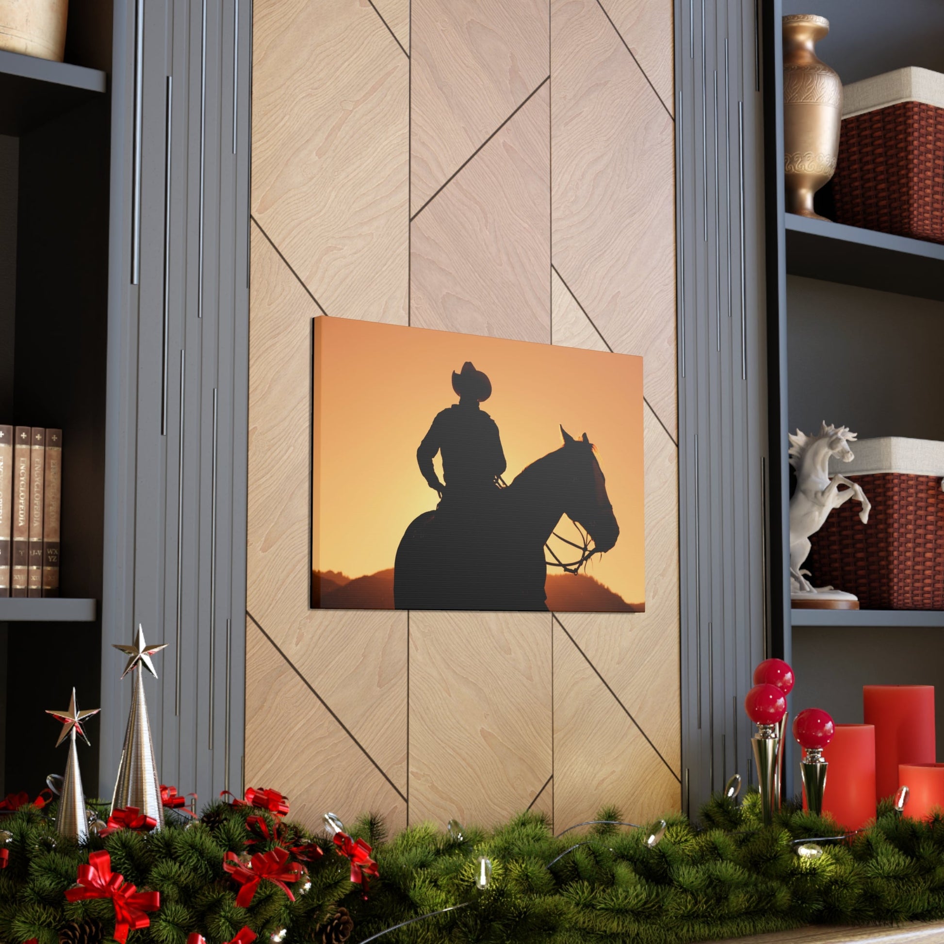 Cowboy Sunset Canvas Gallery Wraps - SmorgeousByGina