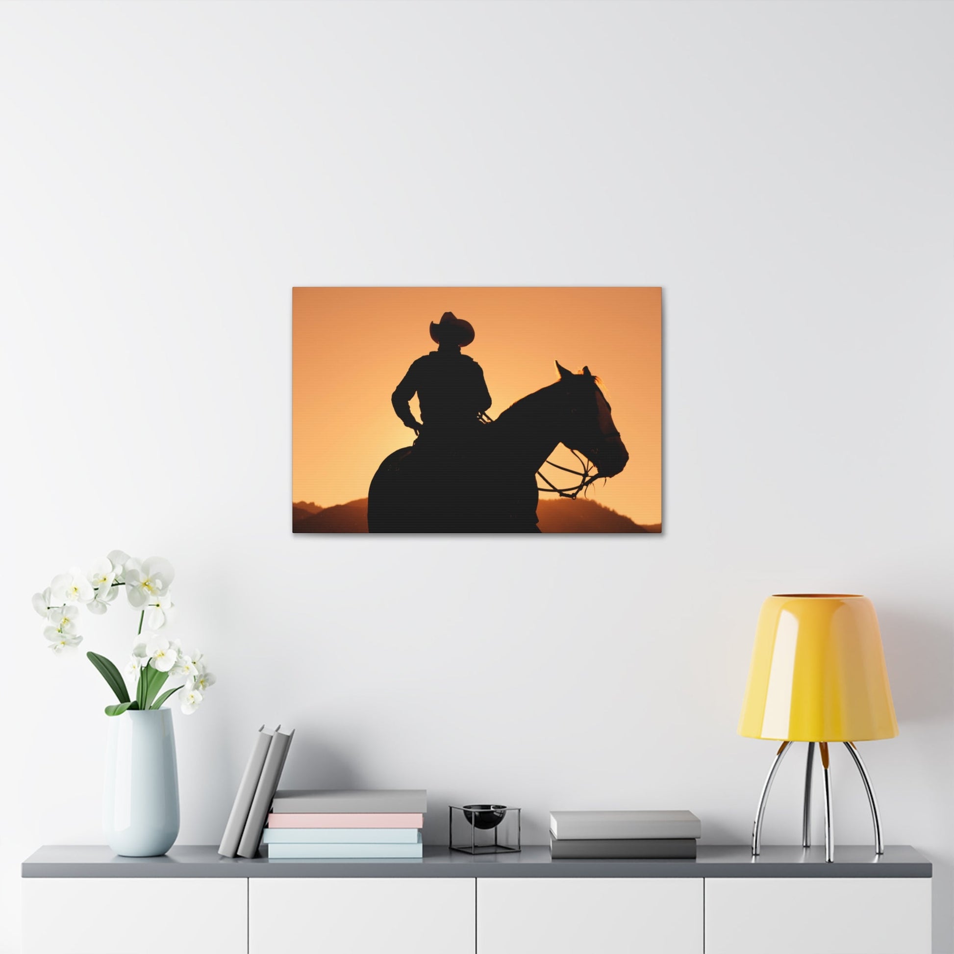Cowboy Sunset Canvas Gallery Wraps - SmorgeousByGina