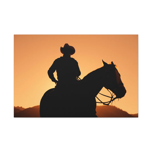 Cowboy Sunset Canvas Gallery Wraps - SmorgeousByGina