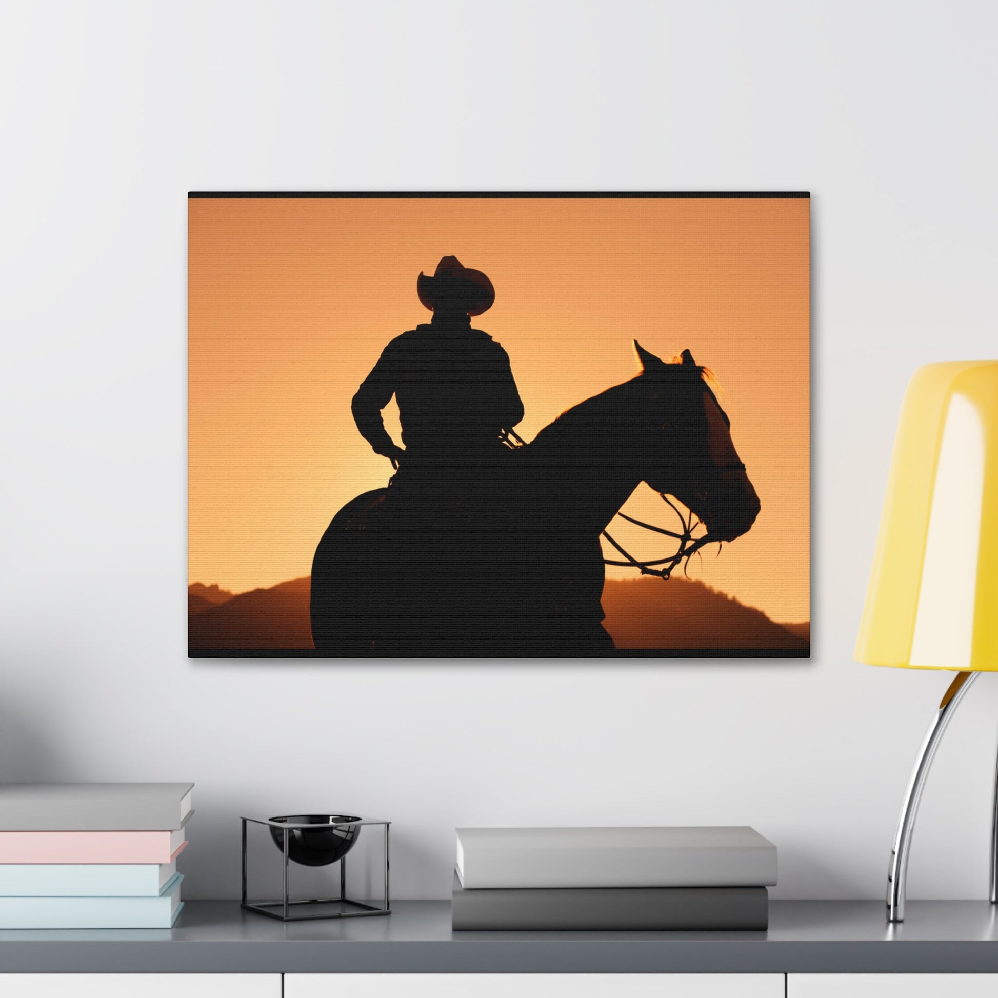 Cowboy Sunset Canvas Gallery Wraps - SmorgeousByGina