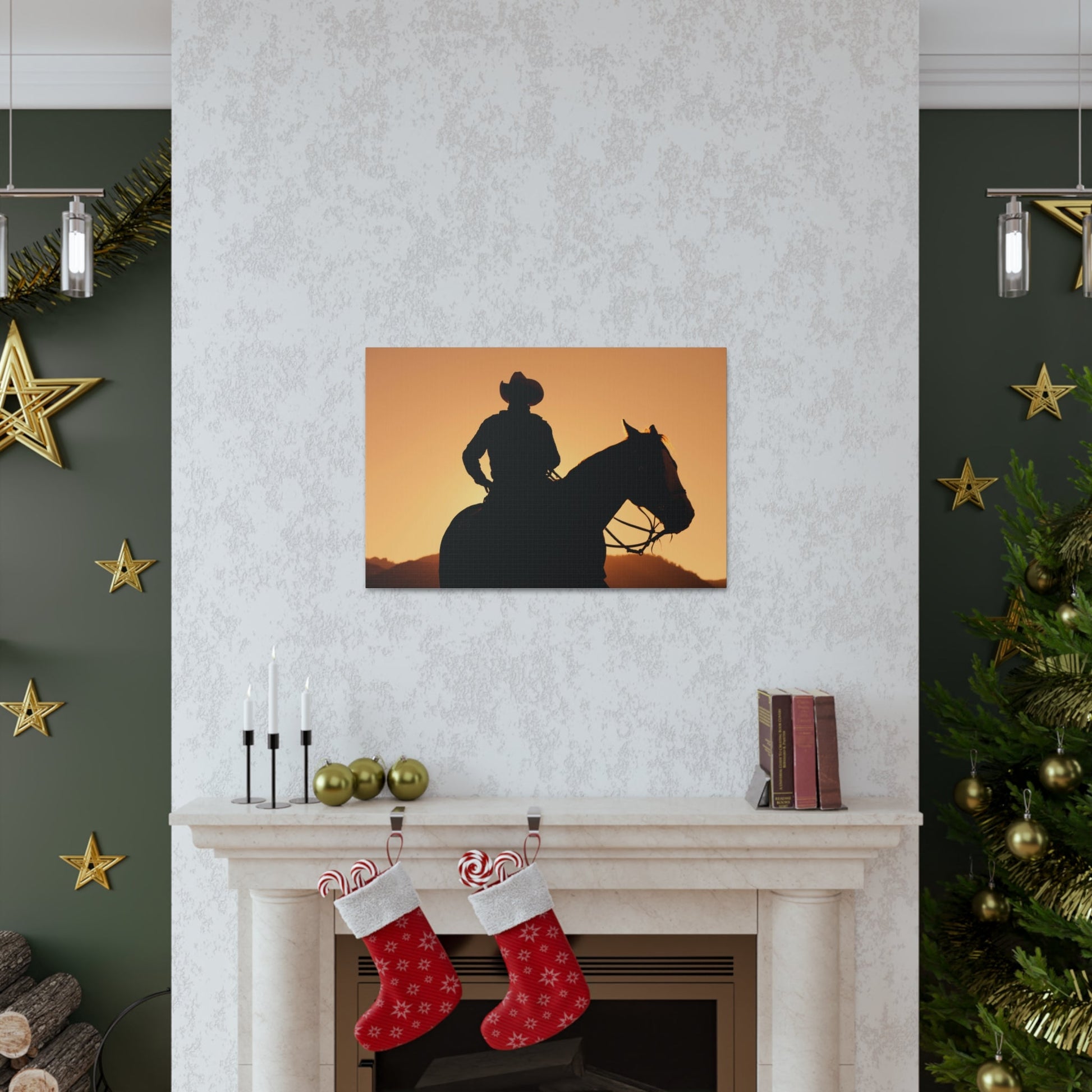 Cowboy Sunset Canvas Gallery Wraps - SmorgeousByGina