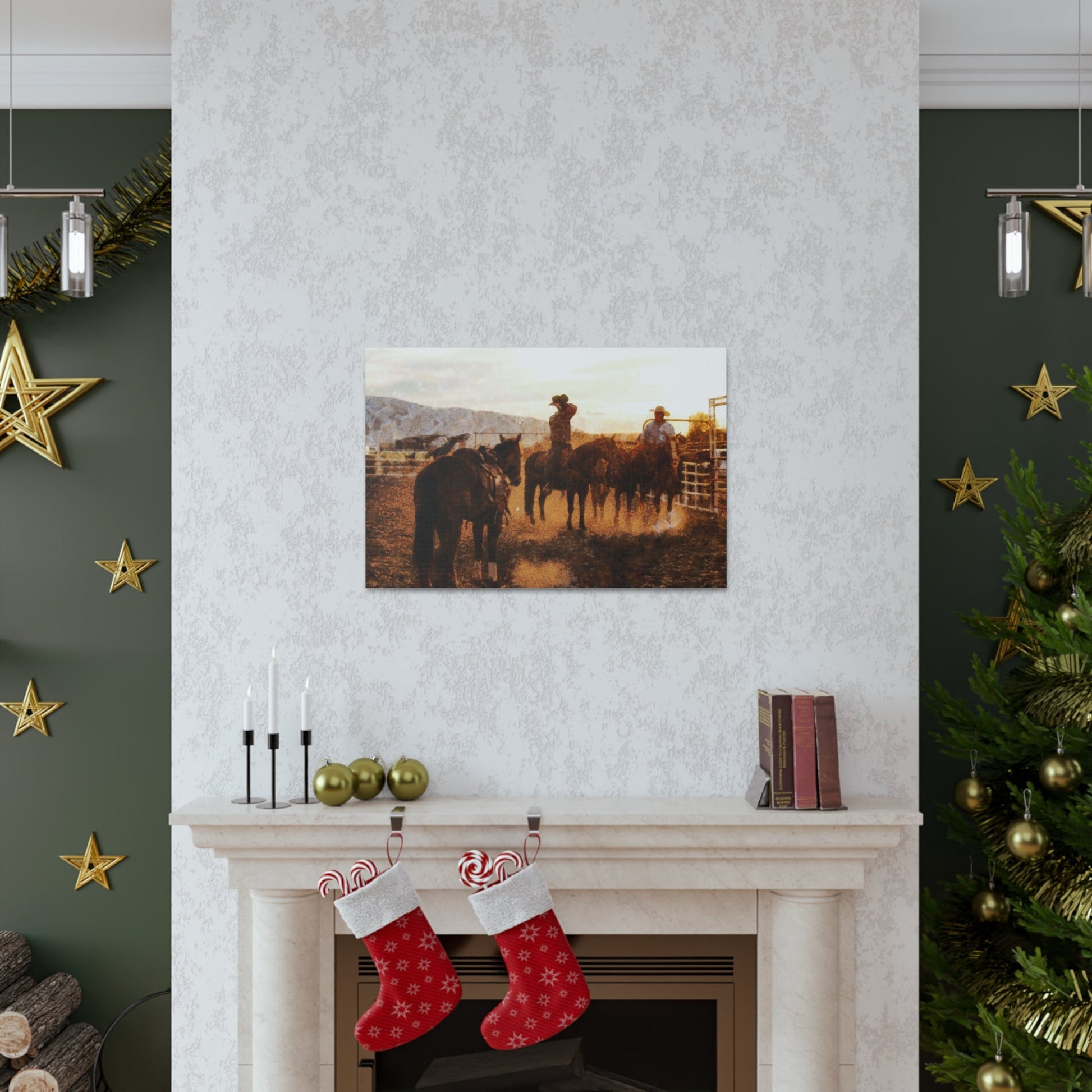 Cowboy's Long Day Canvas Gallery Wraps - SmorgeousByGina
